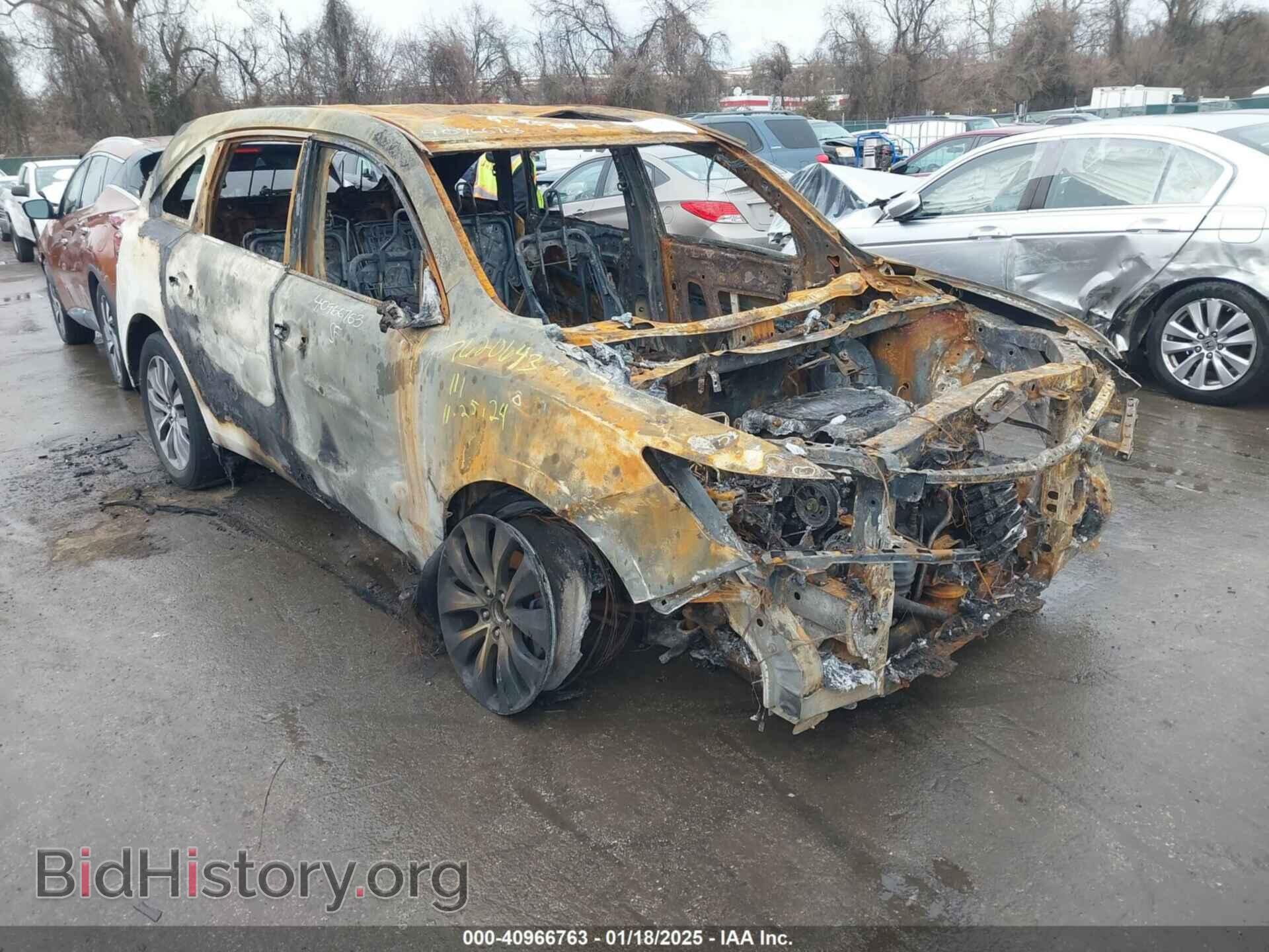 Photo 5FRYD3H42EB009693 - ACURA MDX 2014
