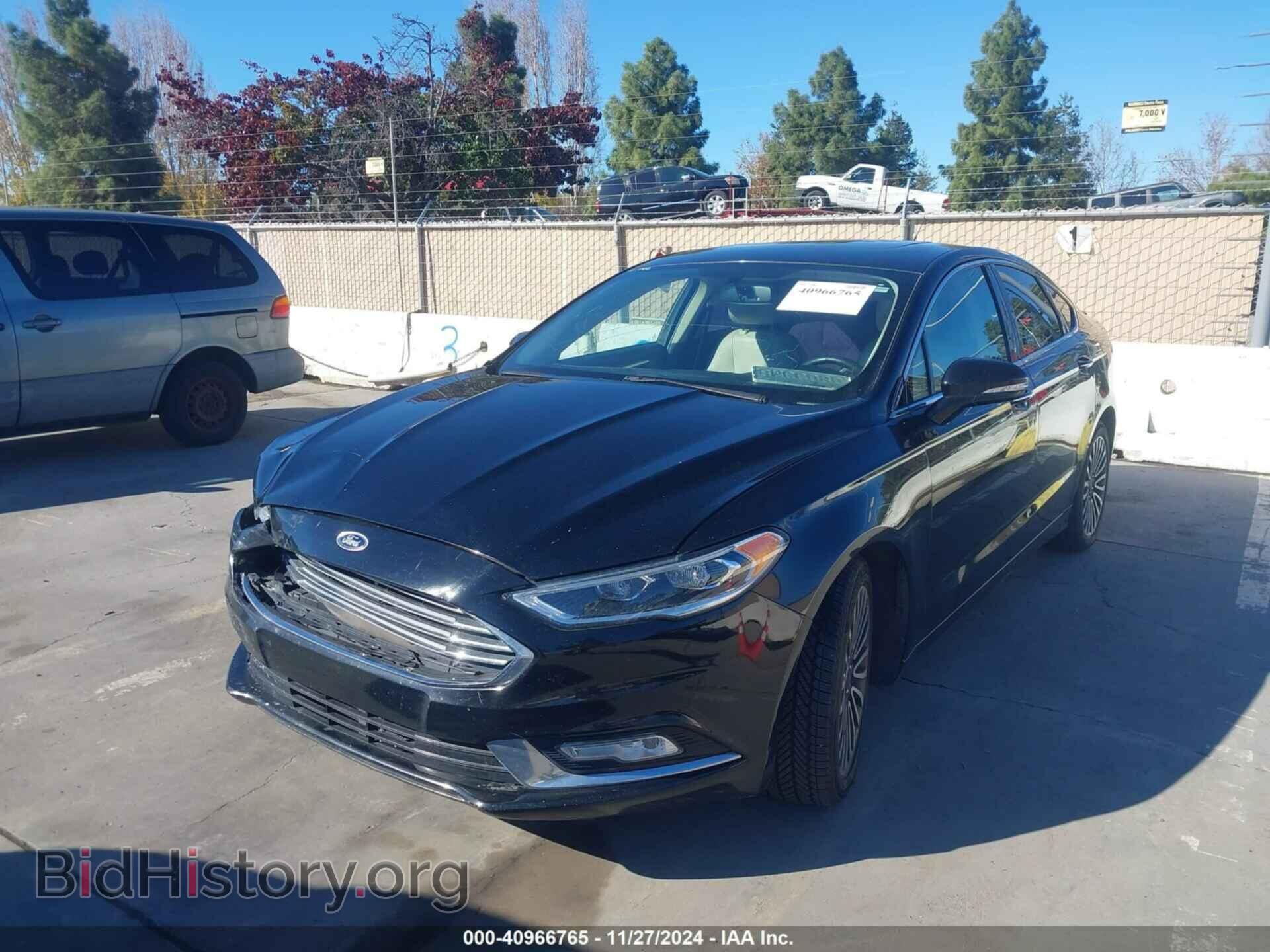 2018 FORD FUSION - VIN: 3FA6P0D97JR134185 - Фото 2