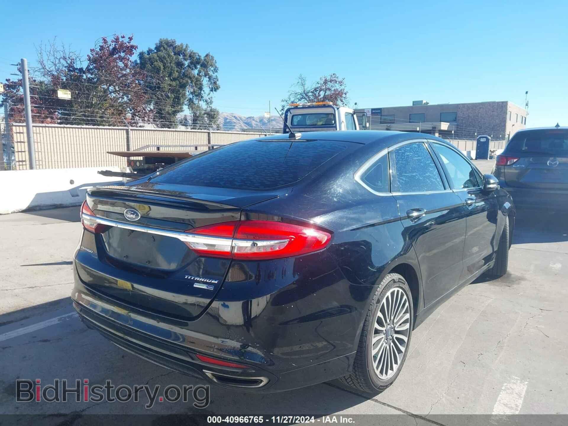 2018 FORD FUSION - VIN: 3FA6P0D97JR134185 - Фото 4