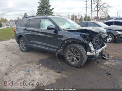 2023 Ford EXPLORER XLT, black — VIN 1FMSK8DHXPGB92770, IAAI
