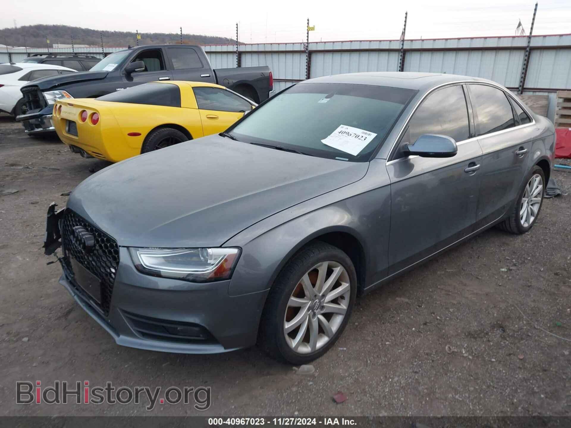 2013 AUDI A4 - VIN: WAUEFAFL6DA057358 - Фото 2