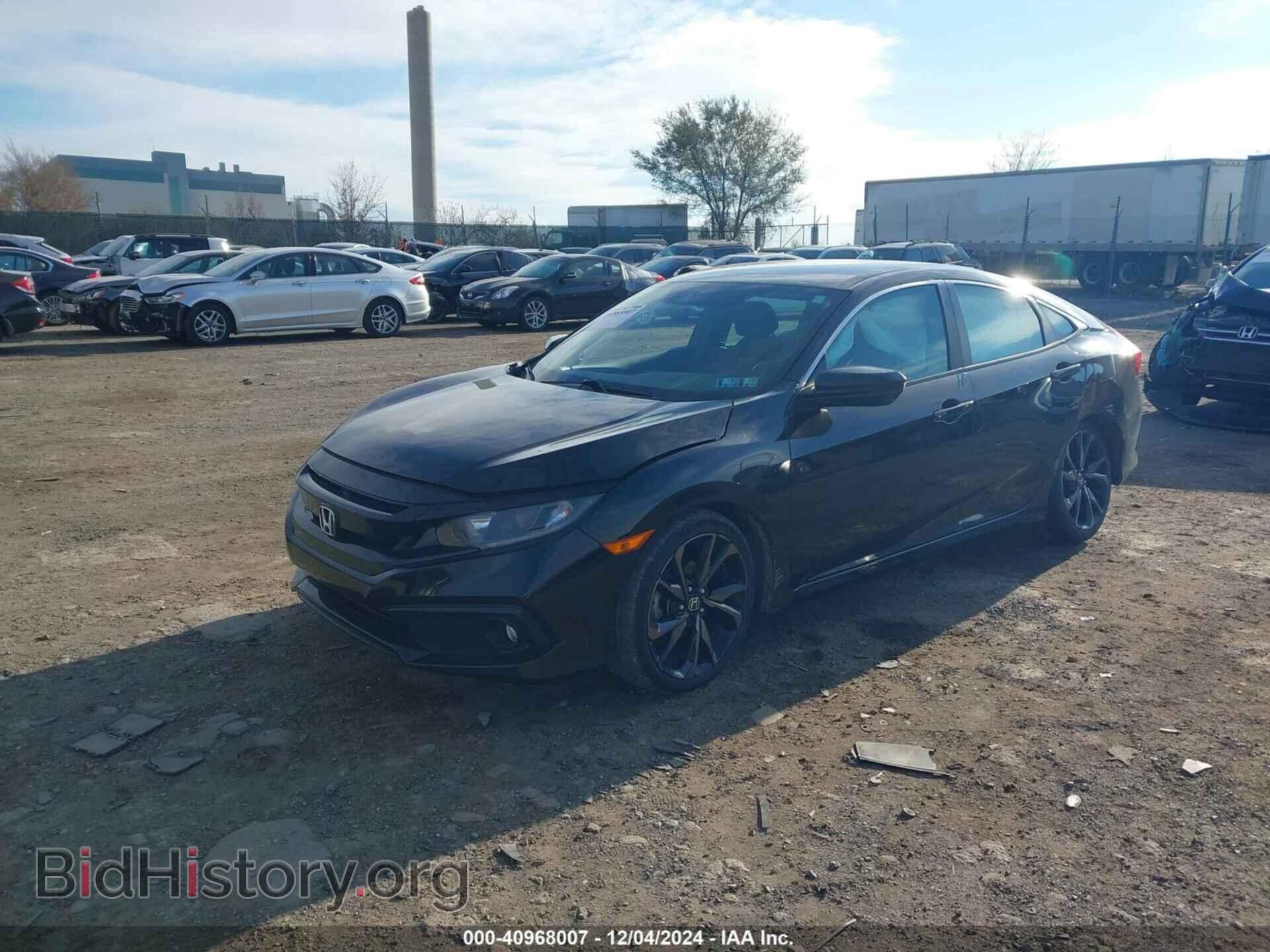 2019 HONDA CIVIC - VIN: 2HGFC2F8XKH506347 - Фото 2