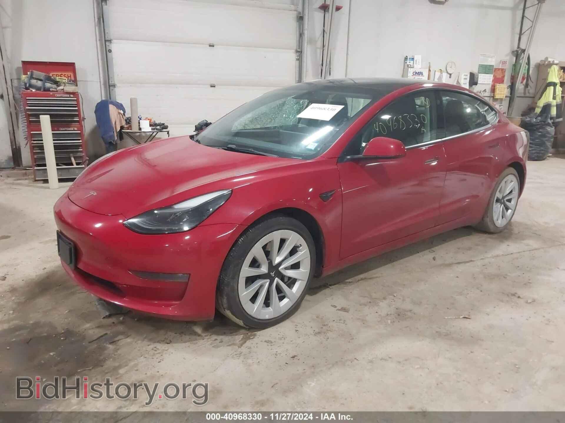 2022 TESLA MODEL 3 - VIN: 5YJ3E1EA1NF188333 - Фото 2