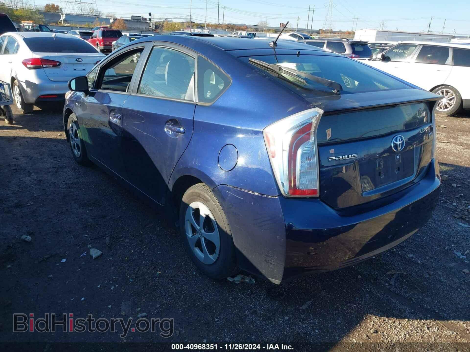 2013 TOYOTA PRIUS - VIN: JTDKN3DU7D0351504 - Фото 3