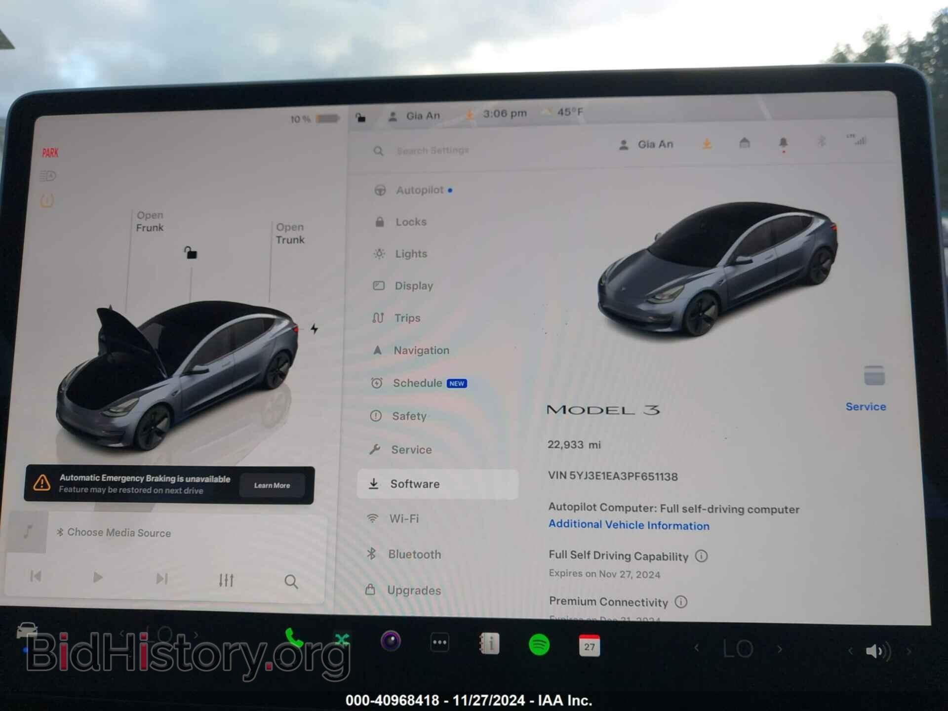 2023 TESLA MODEL 3 - VIN: 5YJ3E1EA3PF651138 - Фото 7