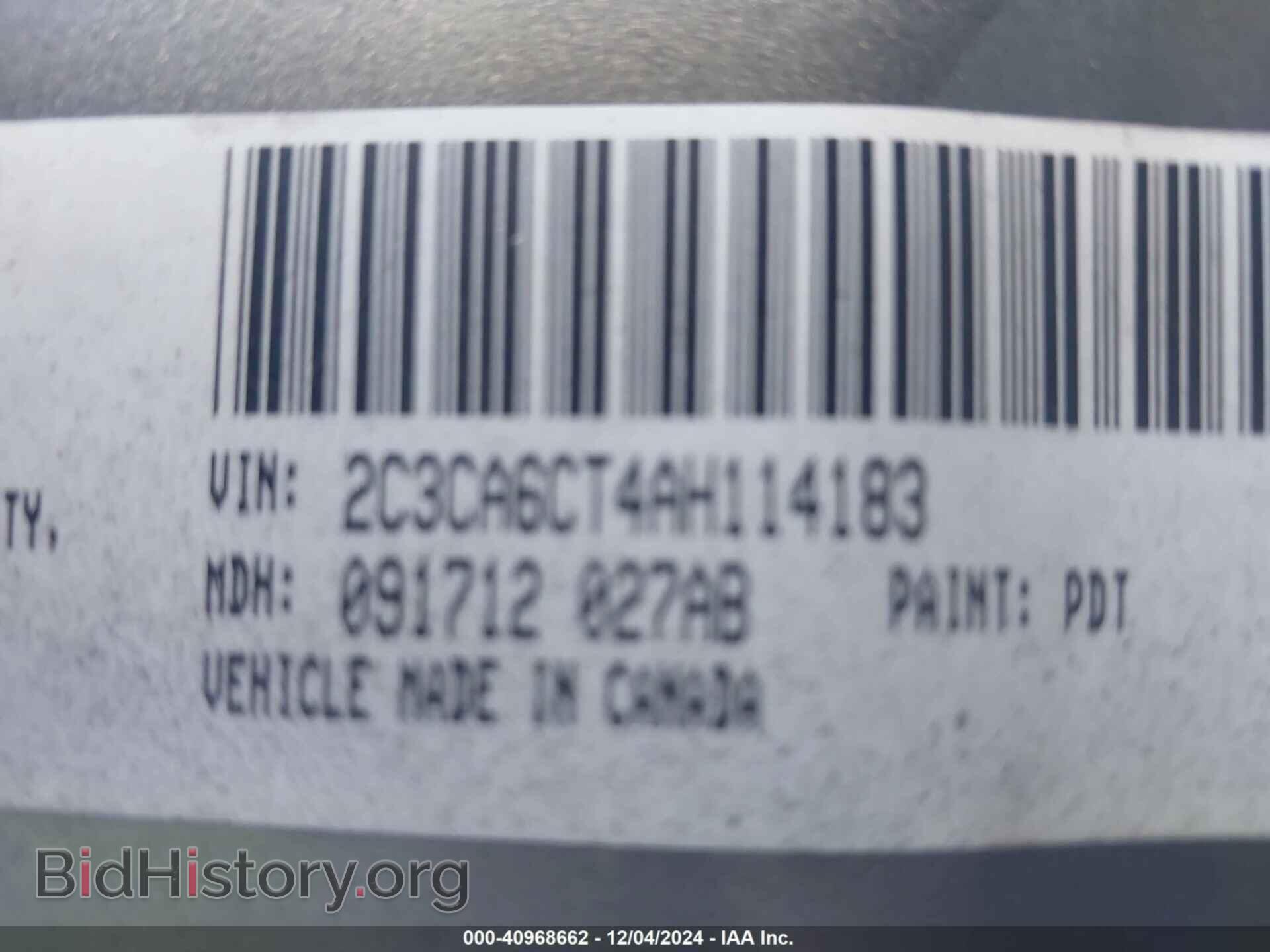 2010 CHRYSLER 300C - VIN: 2C3CA6CT4AH114183 - Фото 9