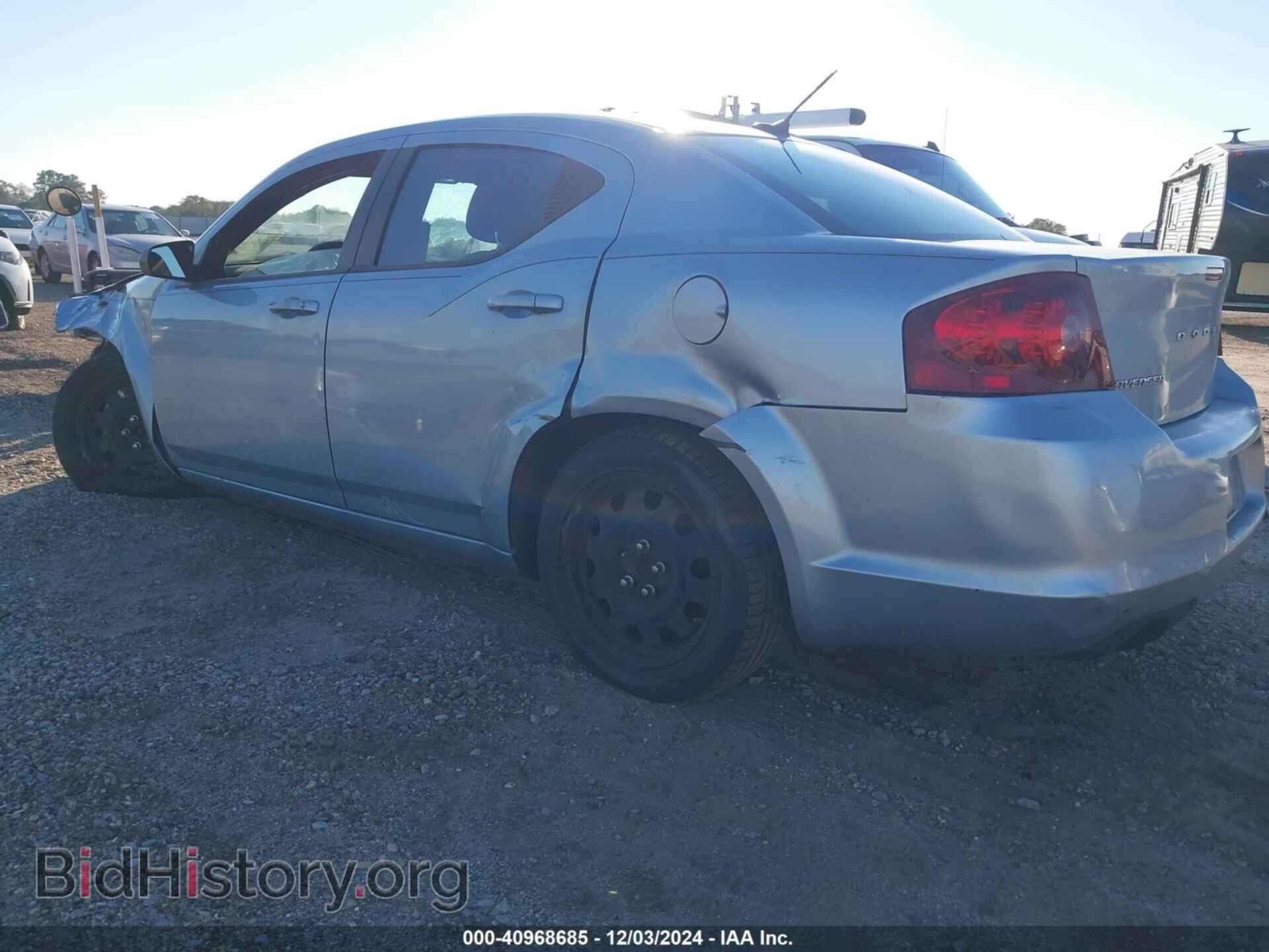 2013 DODGE AVENGER - VIN: 1C3CDZAG7DN749182 - Фото 3