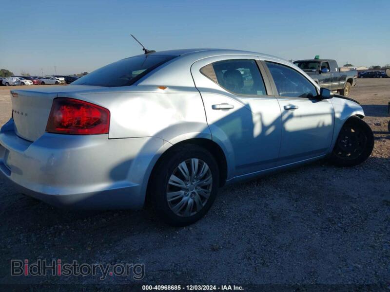 2013 Dodge AVENGER (VIN 1C3CDZAG7DN749182) — фото 4 из 11