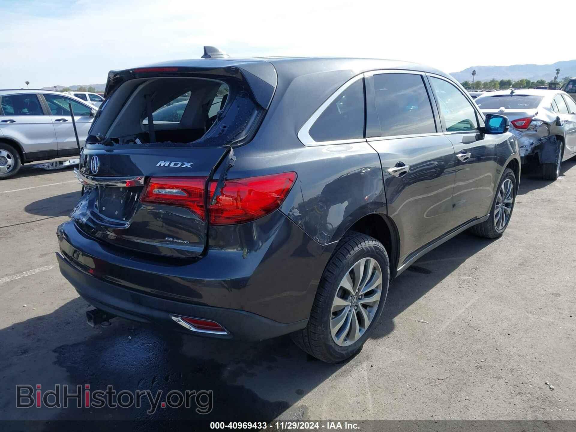 2014 ACURA MDX - VIN: 5FRYD4H48EB042400 - Фото 4