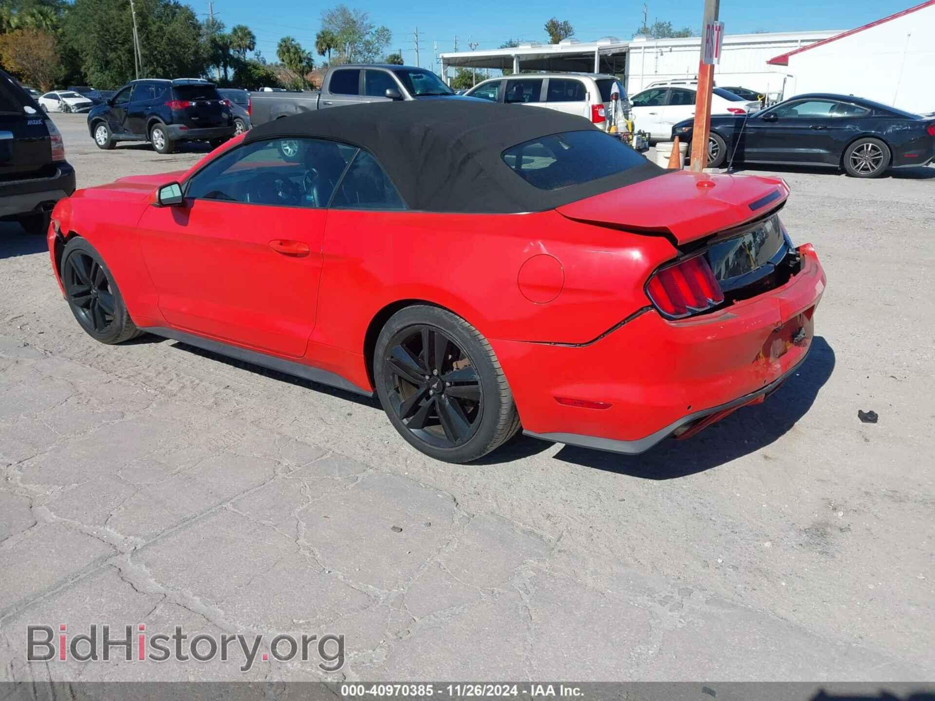2015 FORD MUSTANG - VIN: 1FATP8UH2F5368396 - Фото 3