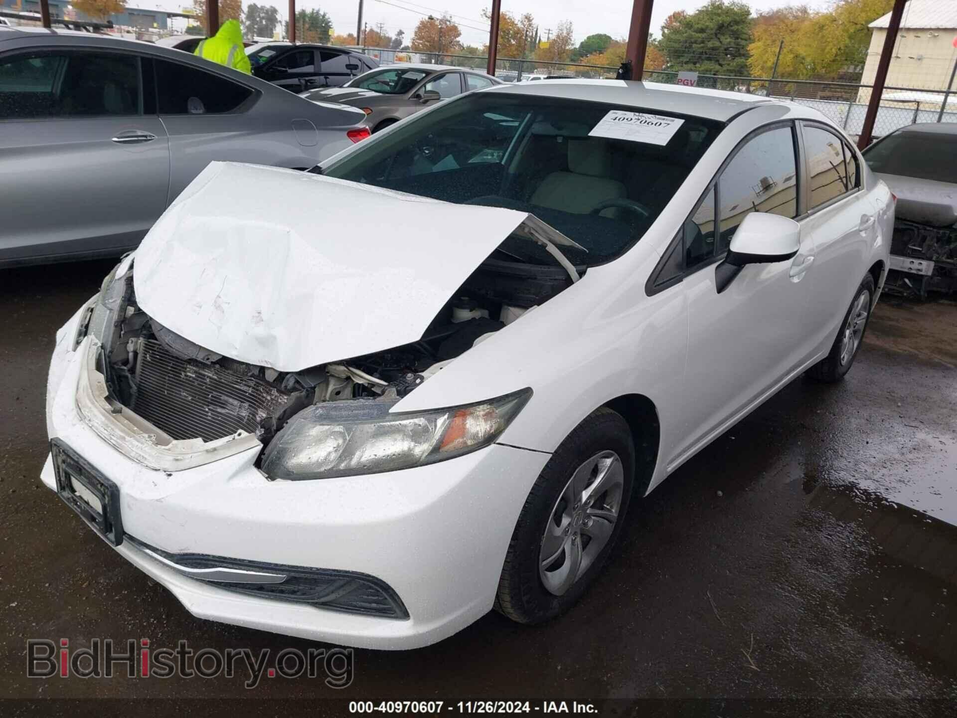 2013 HONDA CIVIC - VIN: 2HGFB2F59DH505184 - Фото 2
