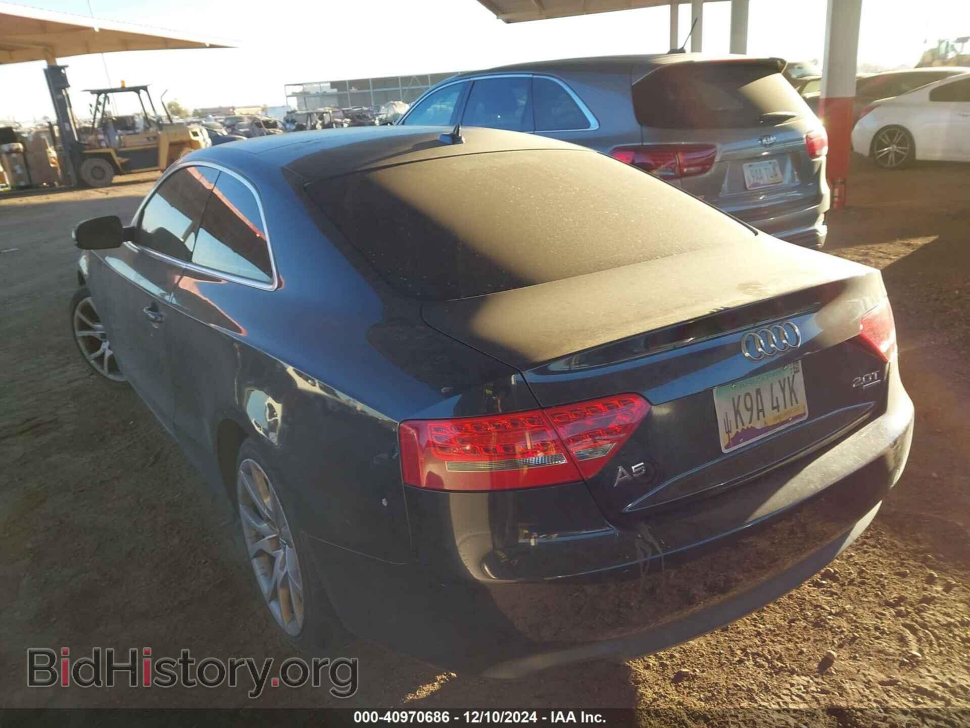 2012 AUDI A5 - VIN: WAULFAFR0CA042221 - Photo 3