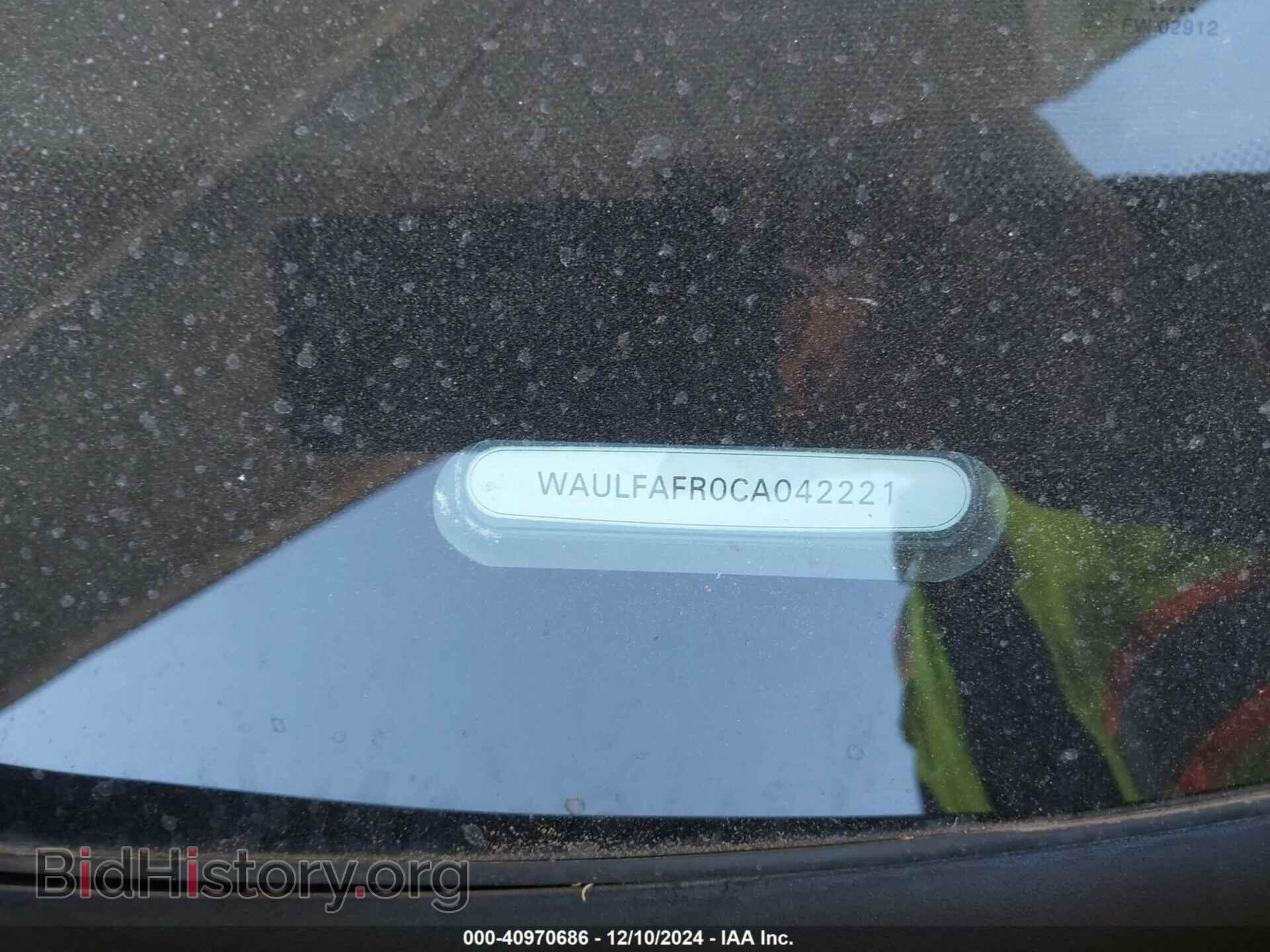 2012 AUDI A5 - VIN: WAULFAFR0CA042221 - Photo 9