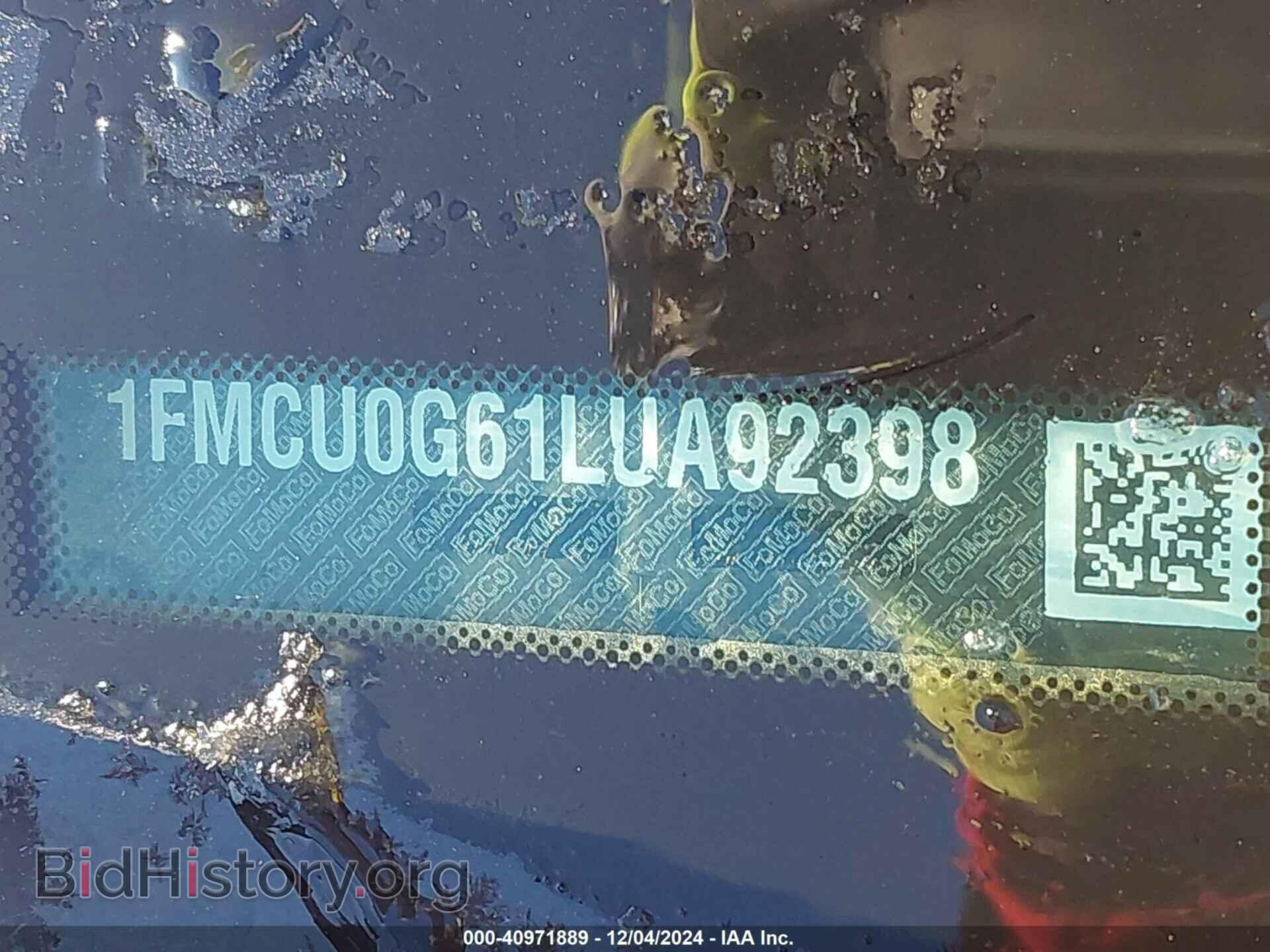2020 FORD ESCAPE - VIN: 1FMCU0G61LUA92398 - Фото 17