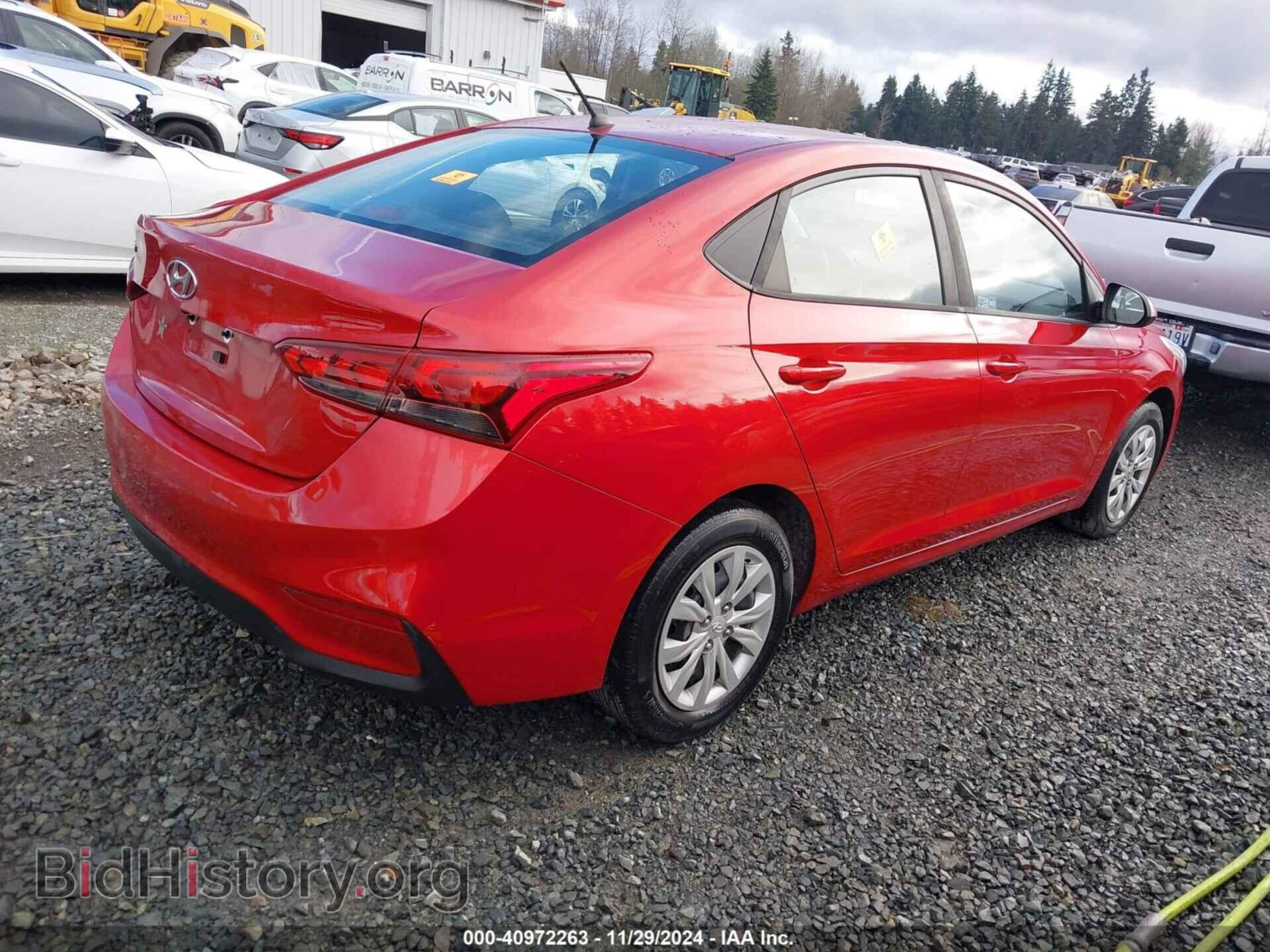 2019 HYUNDAI ACCENT - VIN: 3KPC24A3XKE055802 - Фото 4