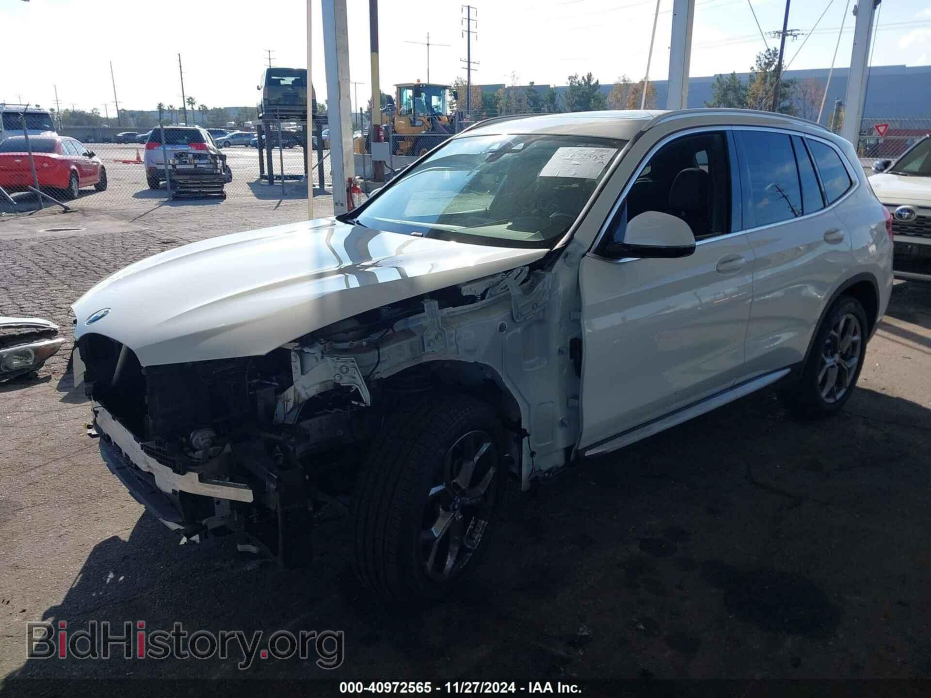 2021 BMW X3 - VIN: 5UXTY3C01M9G15095 - Фото 2