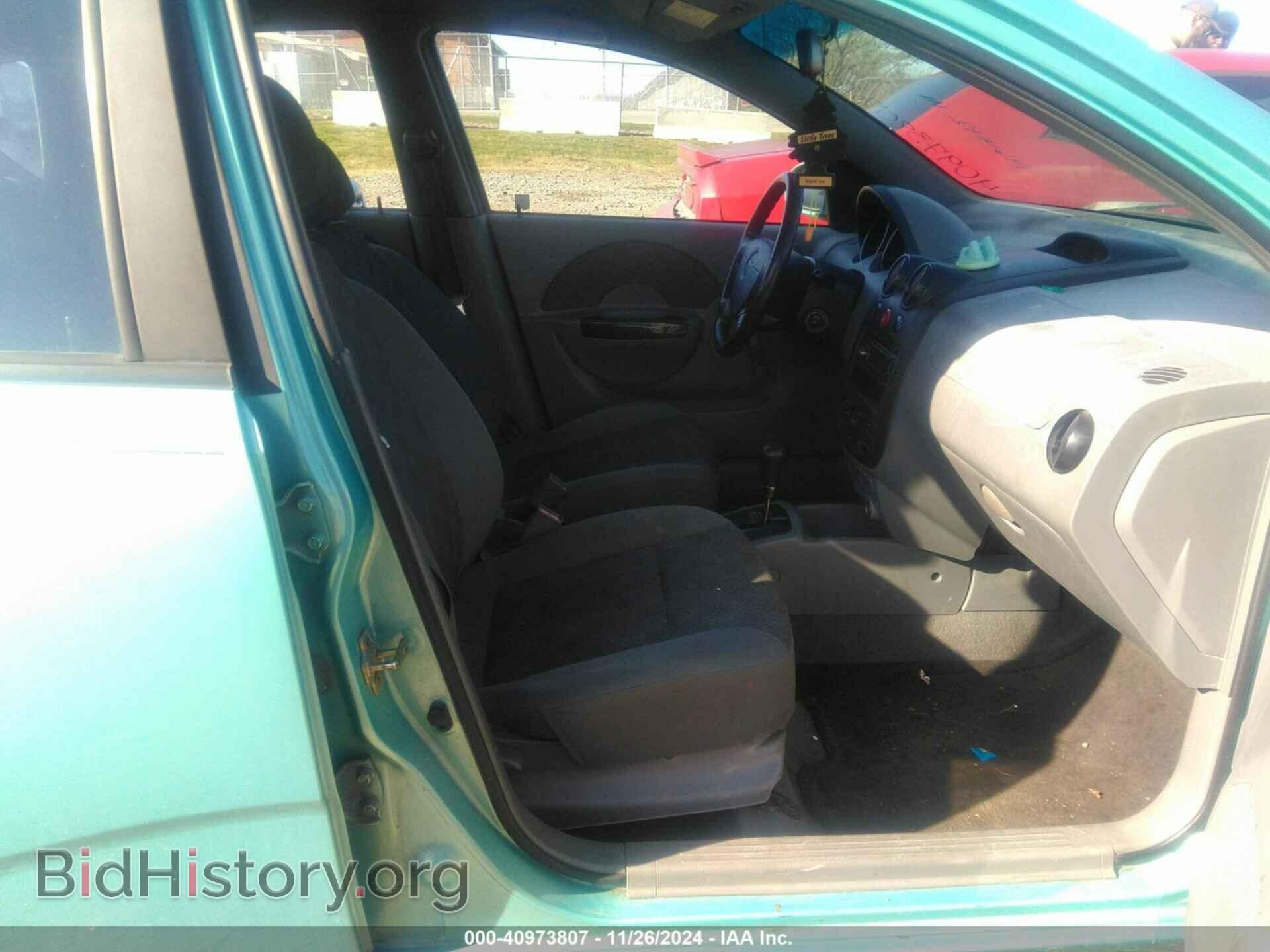 2005 CHEVROLET AVEO - VIN: KL1TD62675B299513 - Фото 5