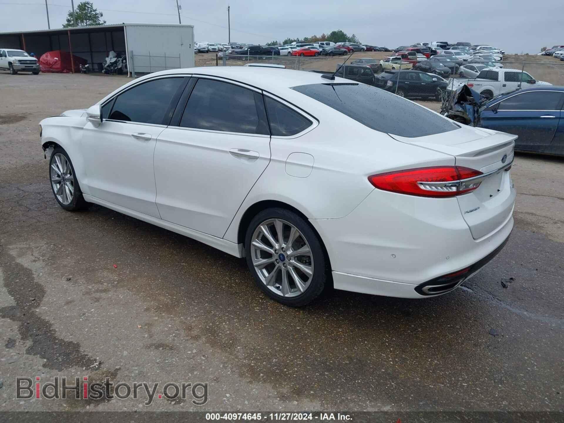 2017 FORD FUSION - VIN: 3FA6P0D91HR120616 - Фото 3