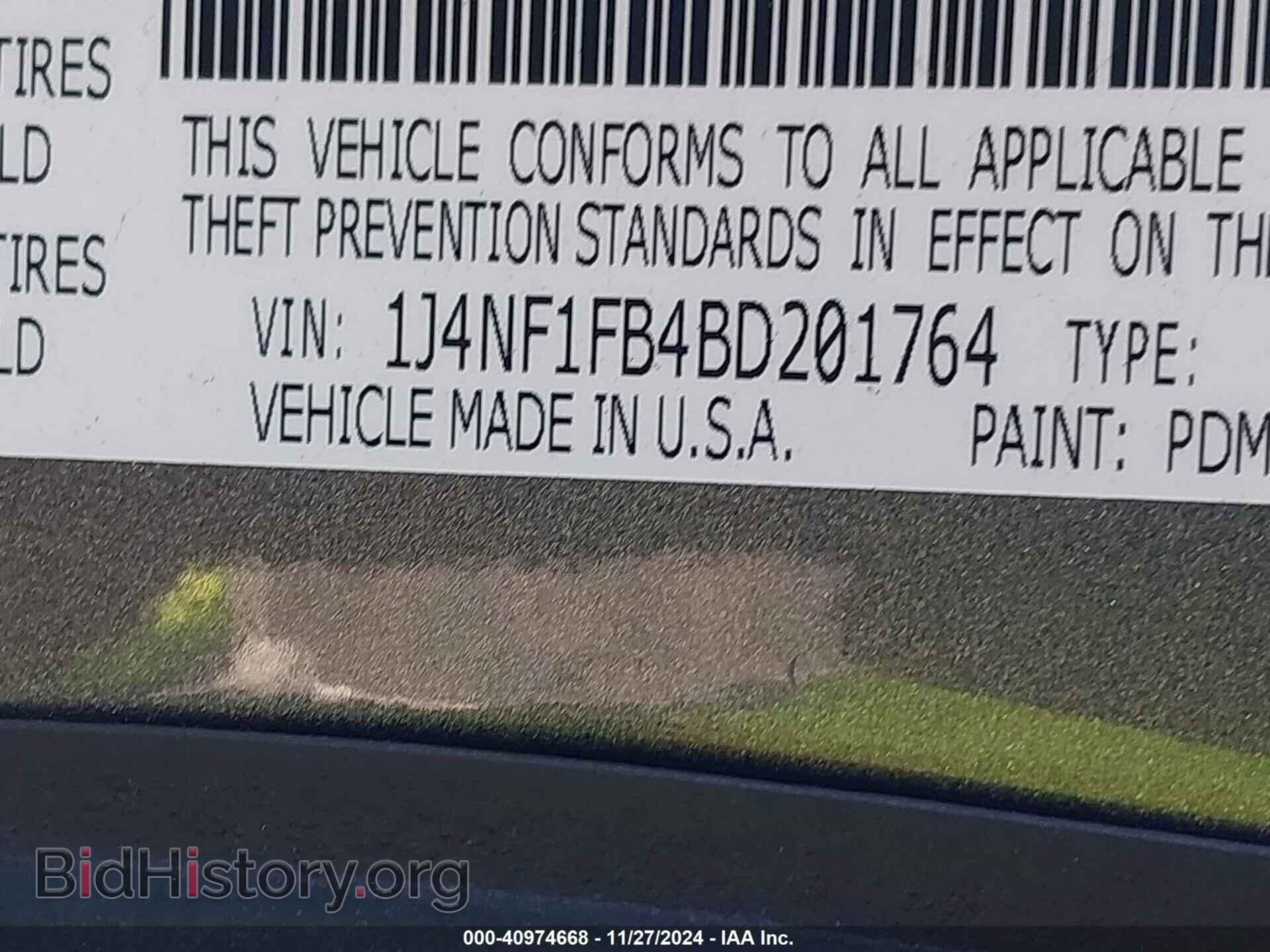 2011 JEEP COMPASS - VIN: 1J4NF1FB4BD201764 - Photo 9