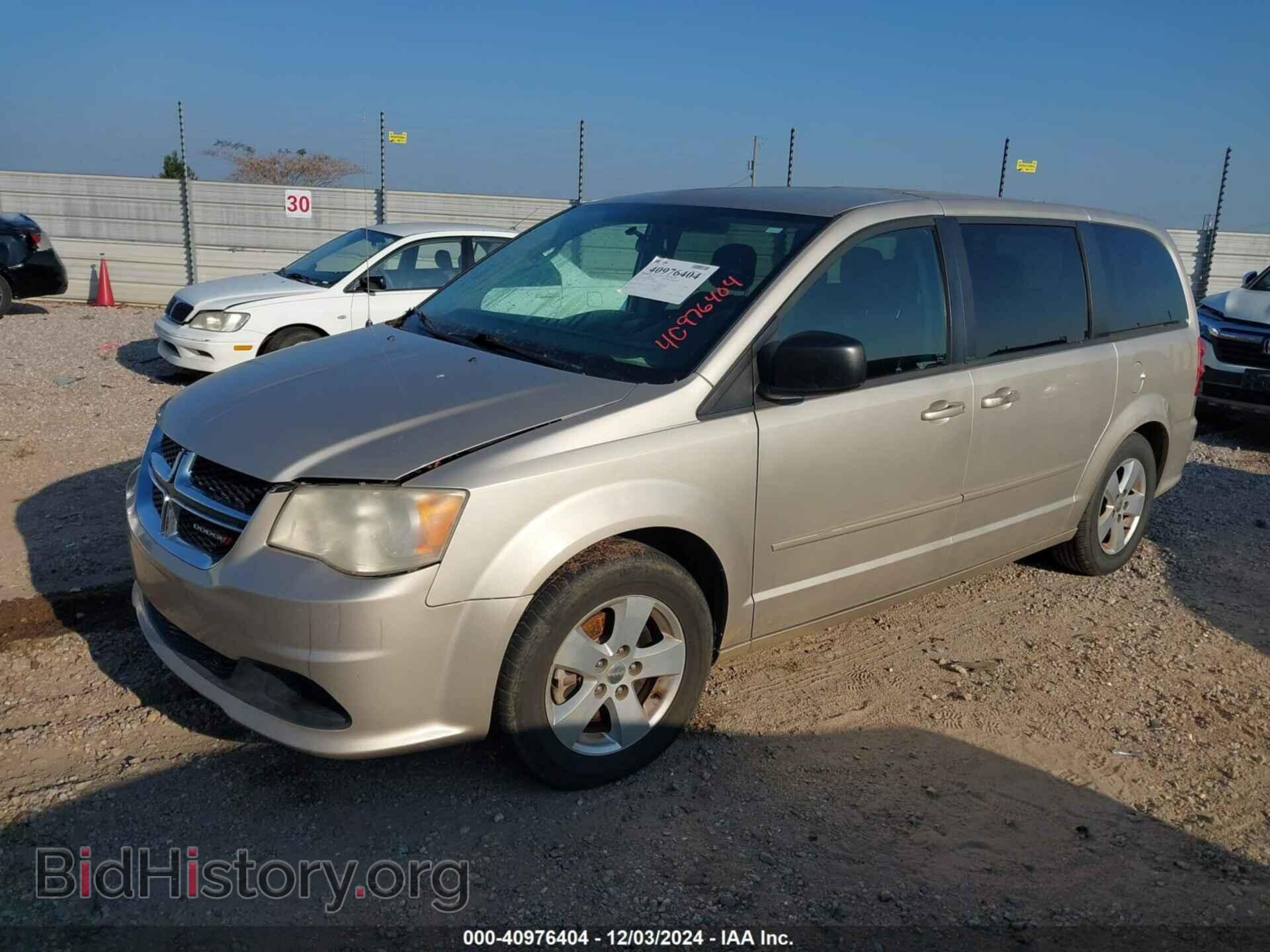2013 DODGE GRAND CARAVAN - VIN: 2C4RDGBGXDR532348 - Фото 2