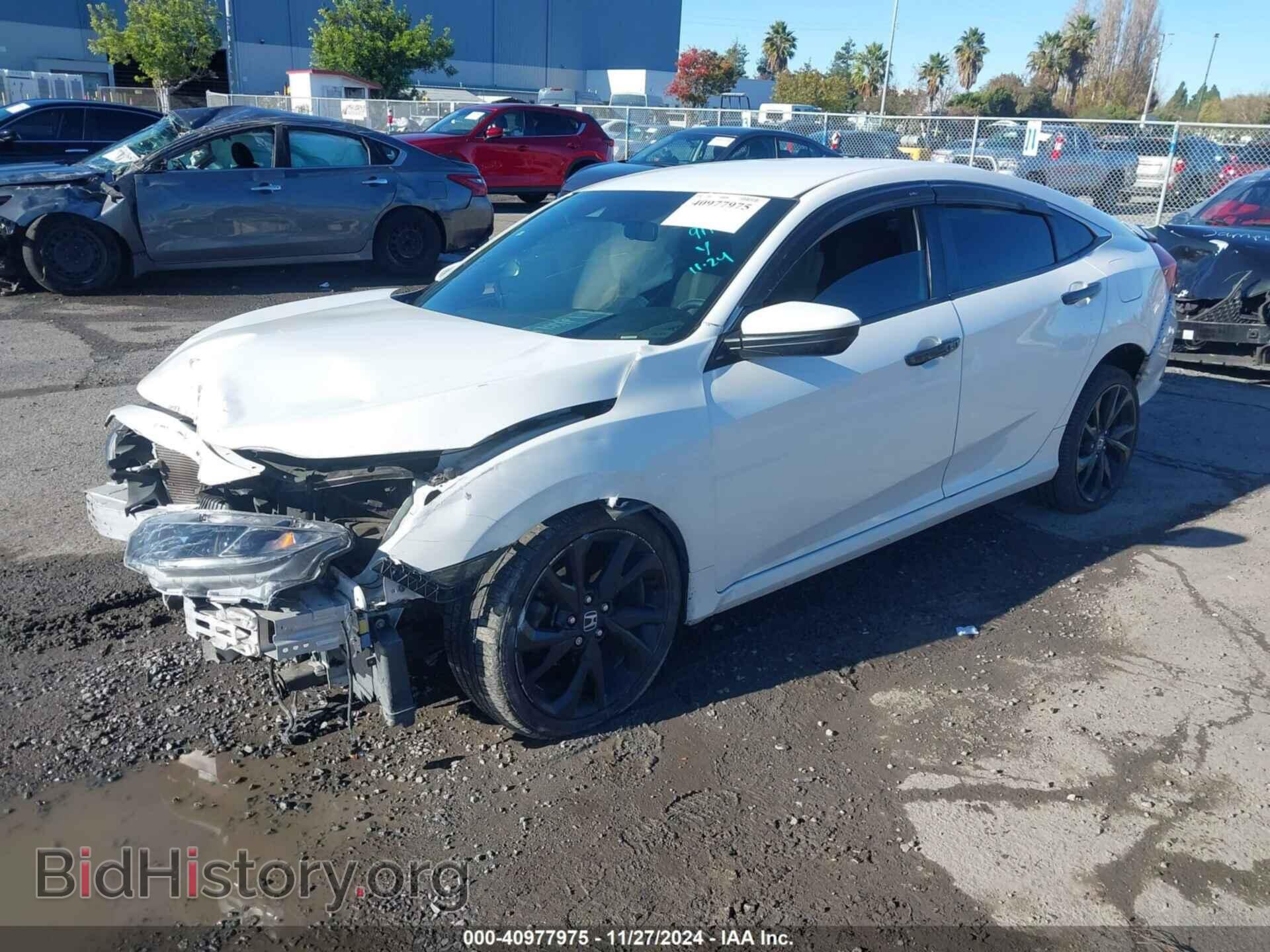2019 HONDA CIVIC - VIN: 2HGFC2F80KH603010 - Фото 2