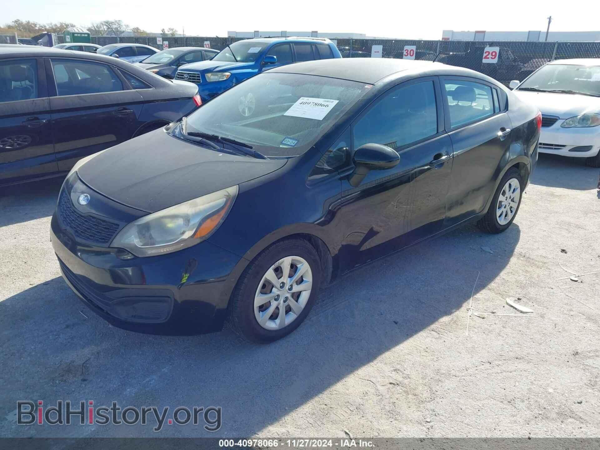2014 KIA RIO - VIN: KNADM4A31E6356884 - Фото 2