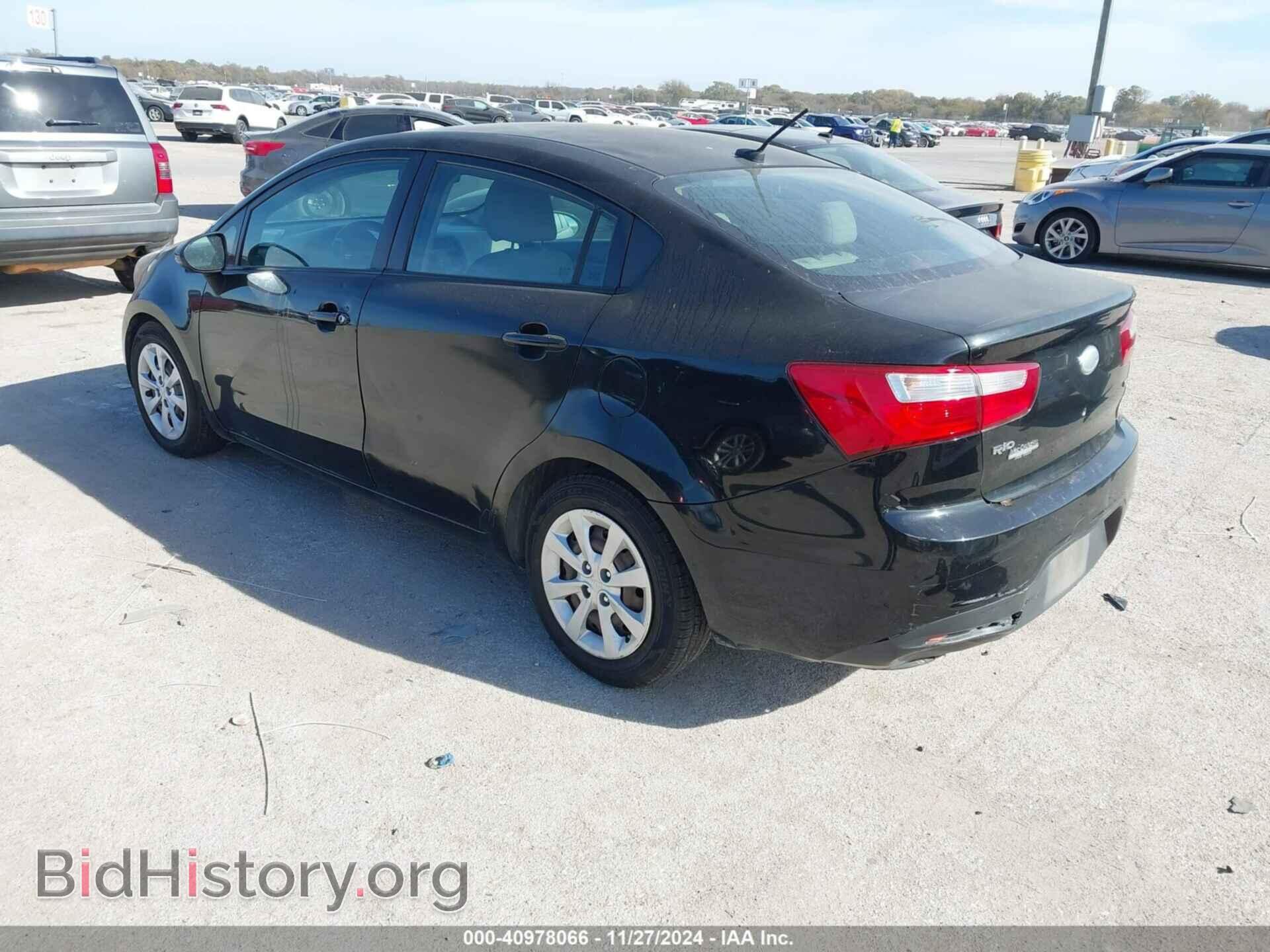2014 KIA RIO - VIN: KNADM4A31E6356884 - Фото 3