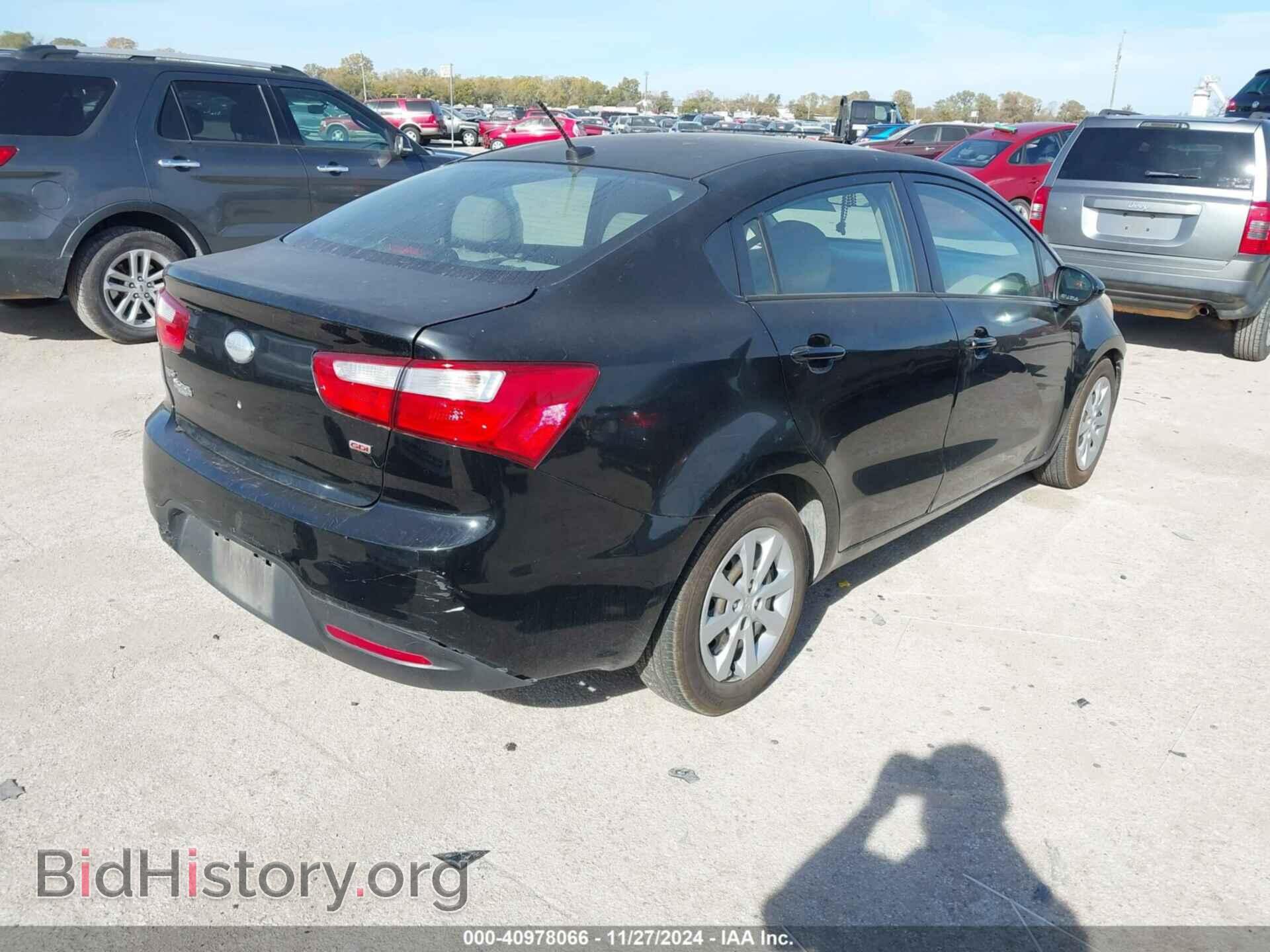 2014 KIA RIO - VIN: KNADM4A31E6356884 - Фото 4