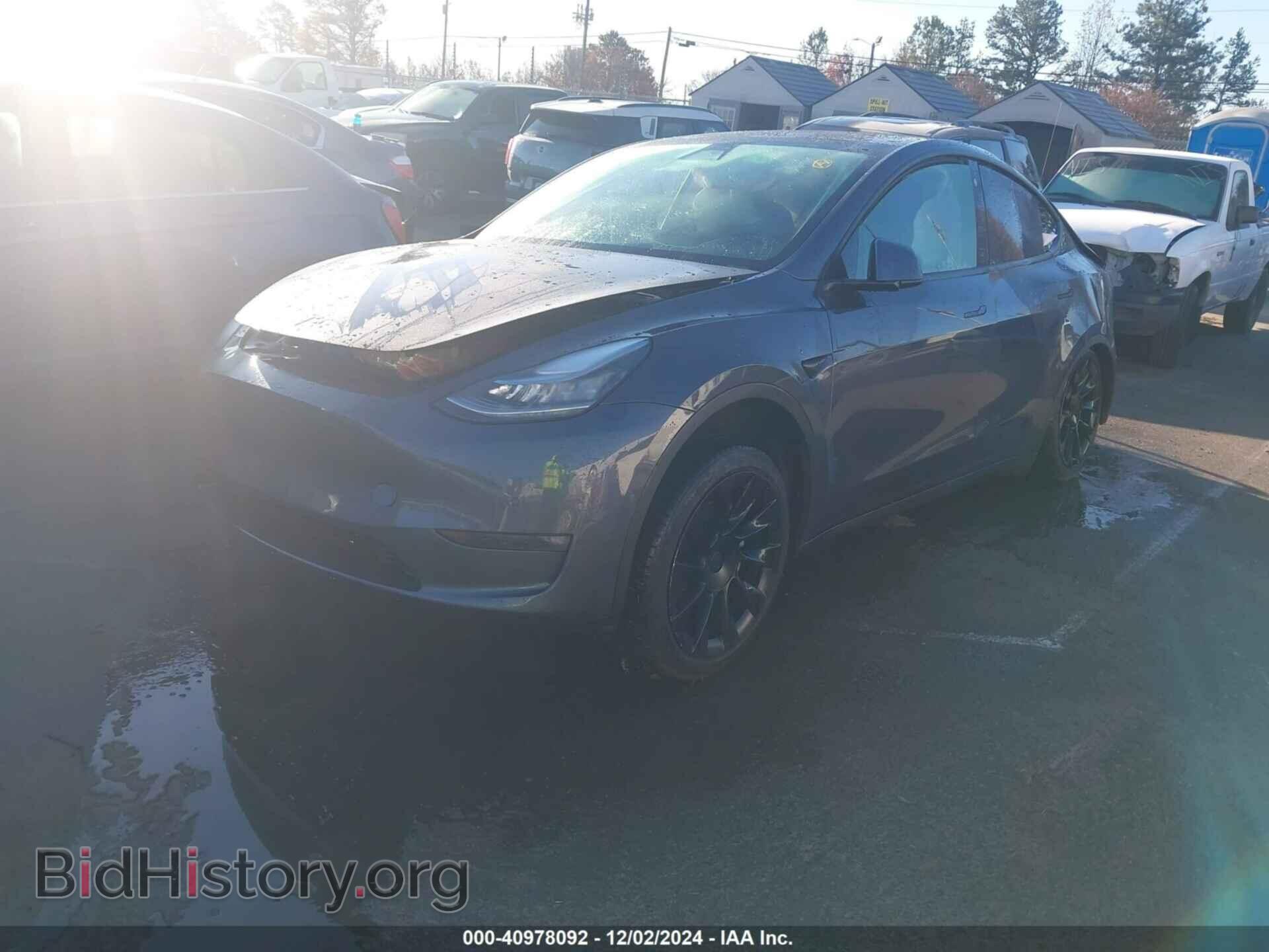 2021 TESLA MODEL Y - VIN: 5YJYGDED7MF163138 - Фото 2