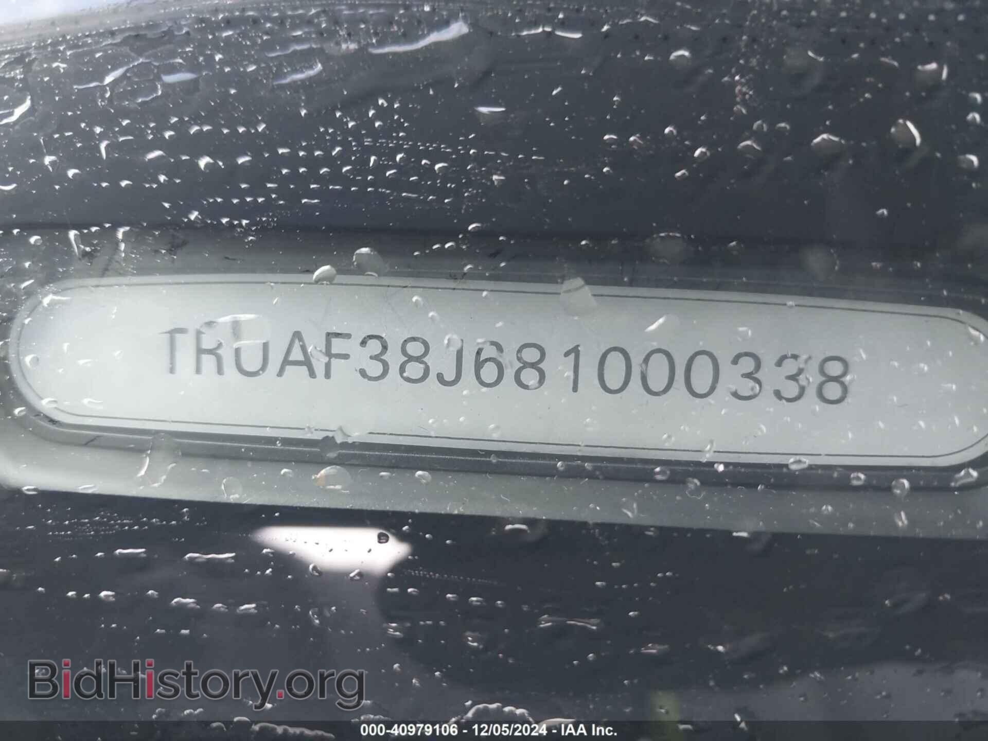 2008 AUDI TT - VIN: TRUAF38J681000338 - Фото 9