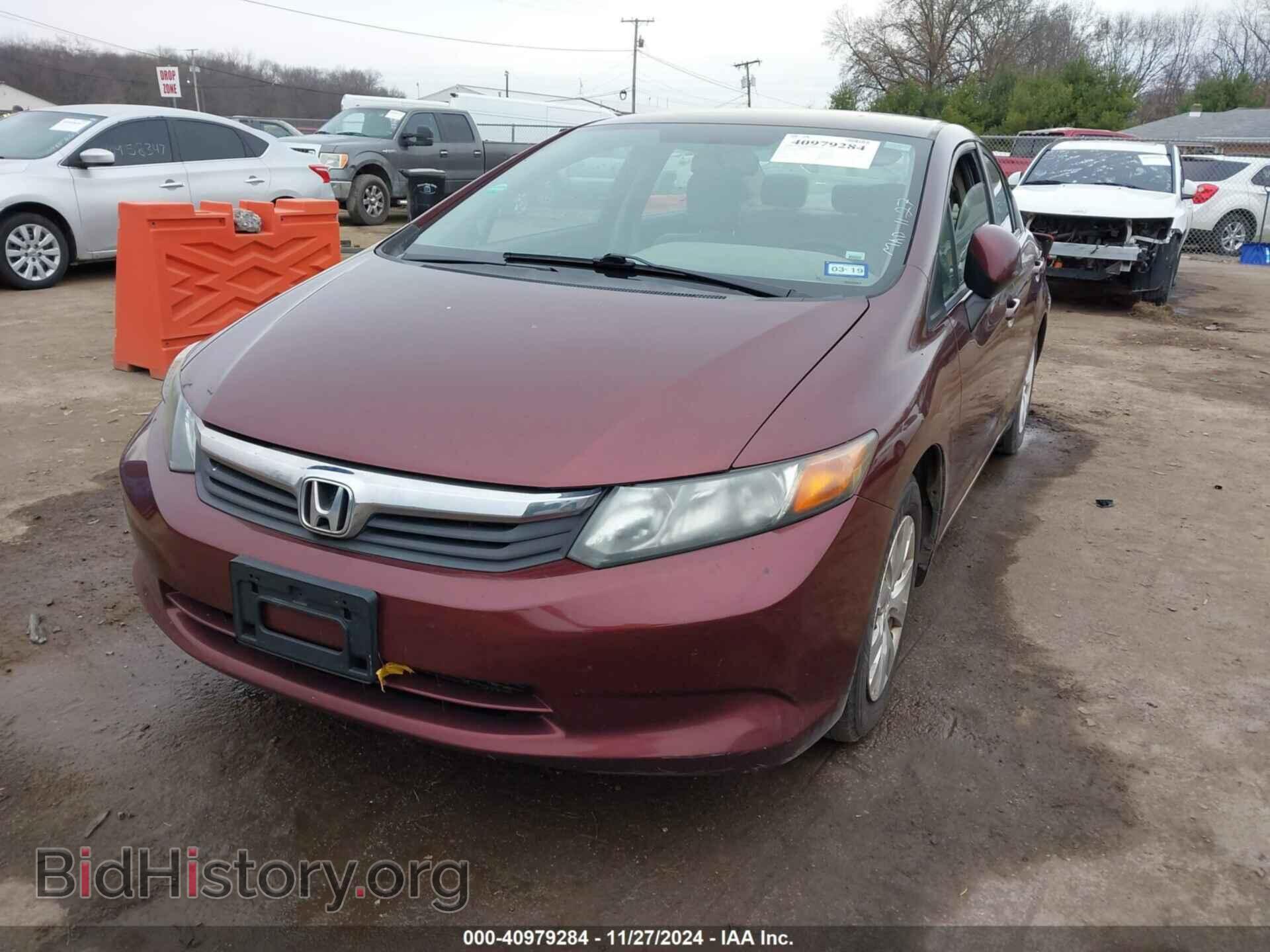 2012 HONDA CIVIC - VIN: 19XFB2F56CE049363 - Фото 2