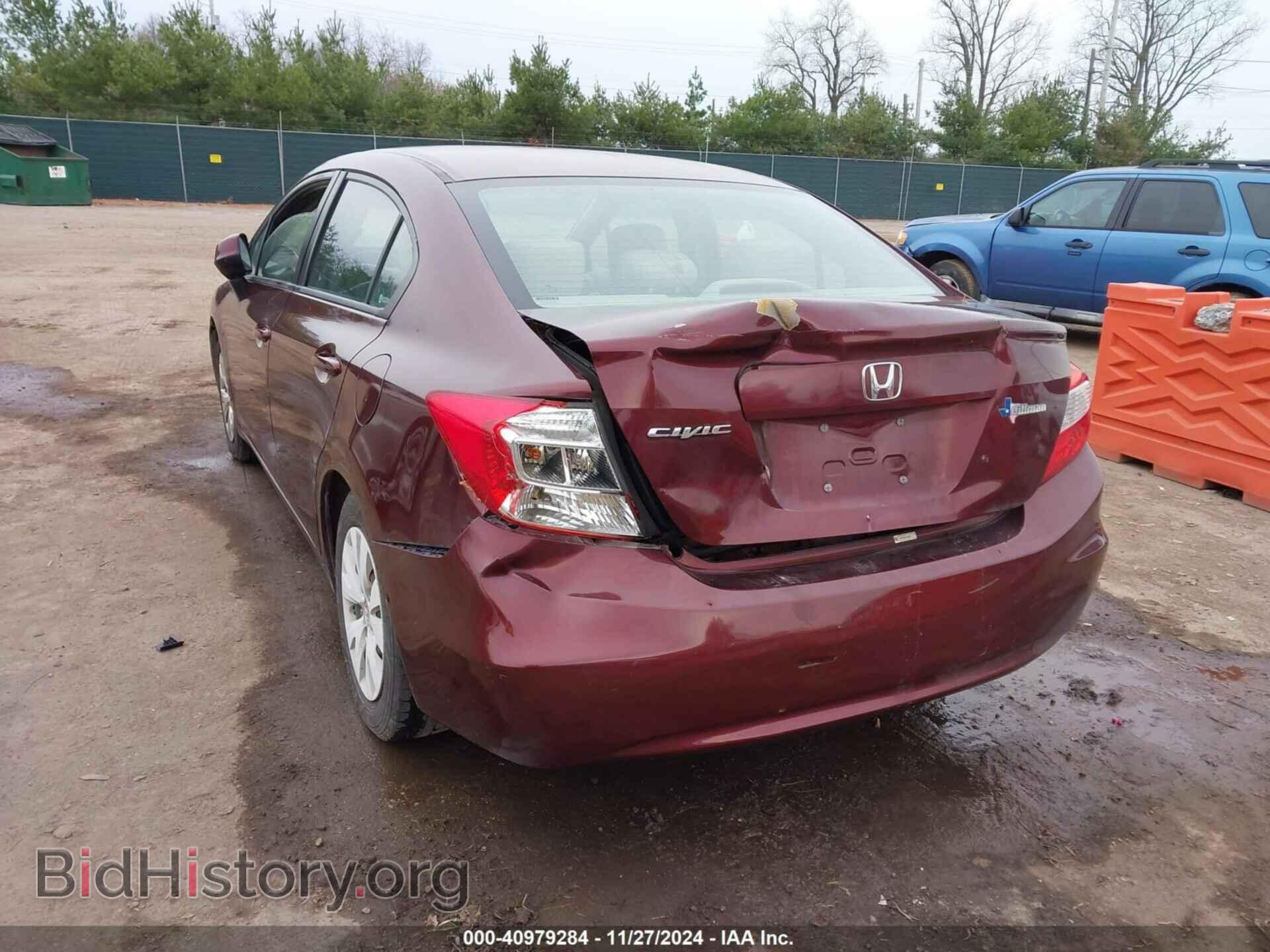 2012 HONDA CIVIC - VIN: 19XFB2F56CE049363 - Фото 3