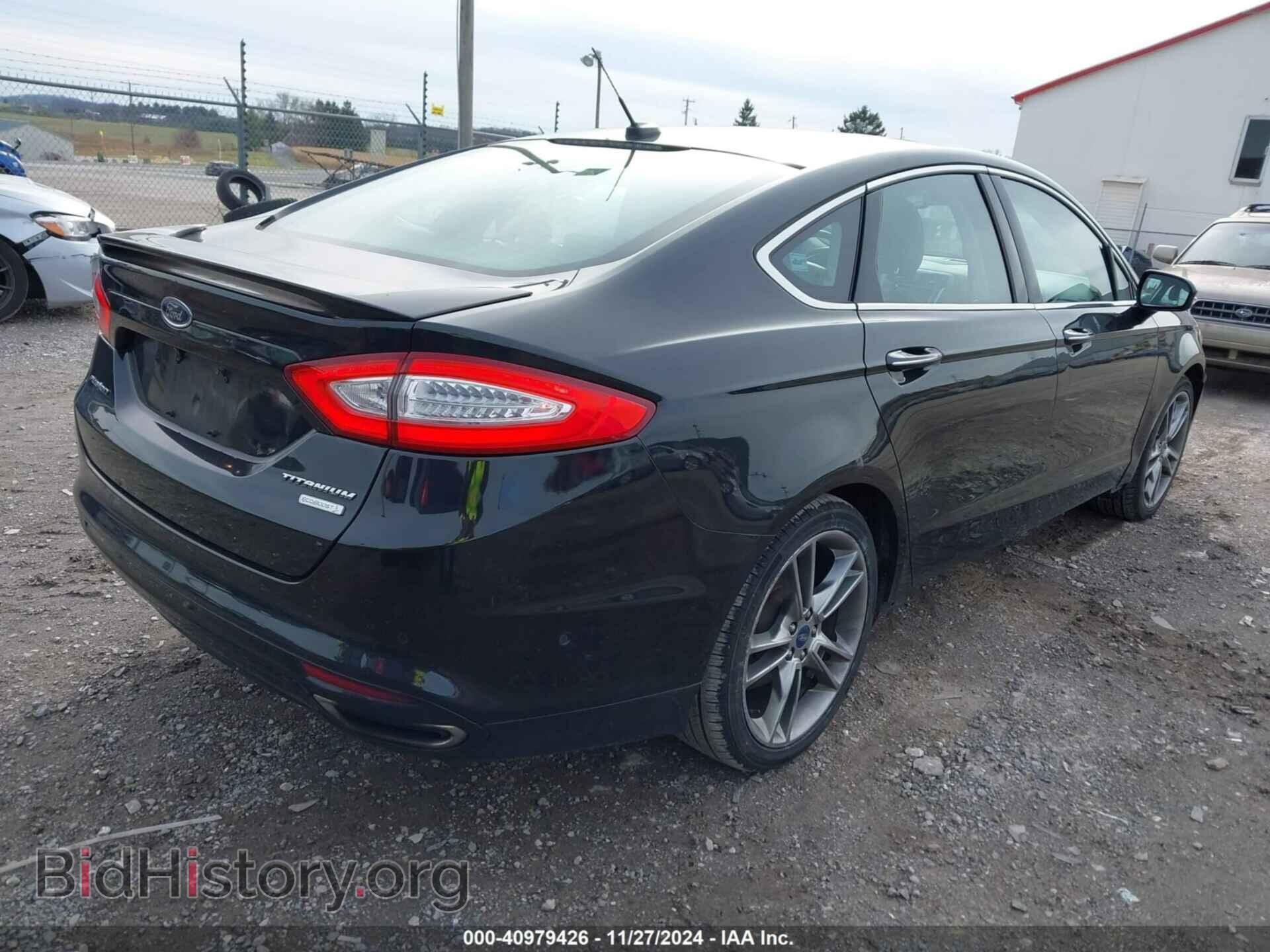 2013 FORD FUSION - VIN: 3FA6P0K96DR319125 - Фото 4