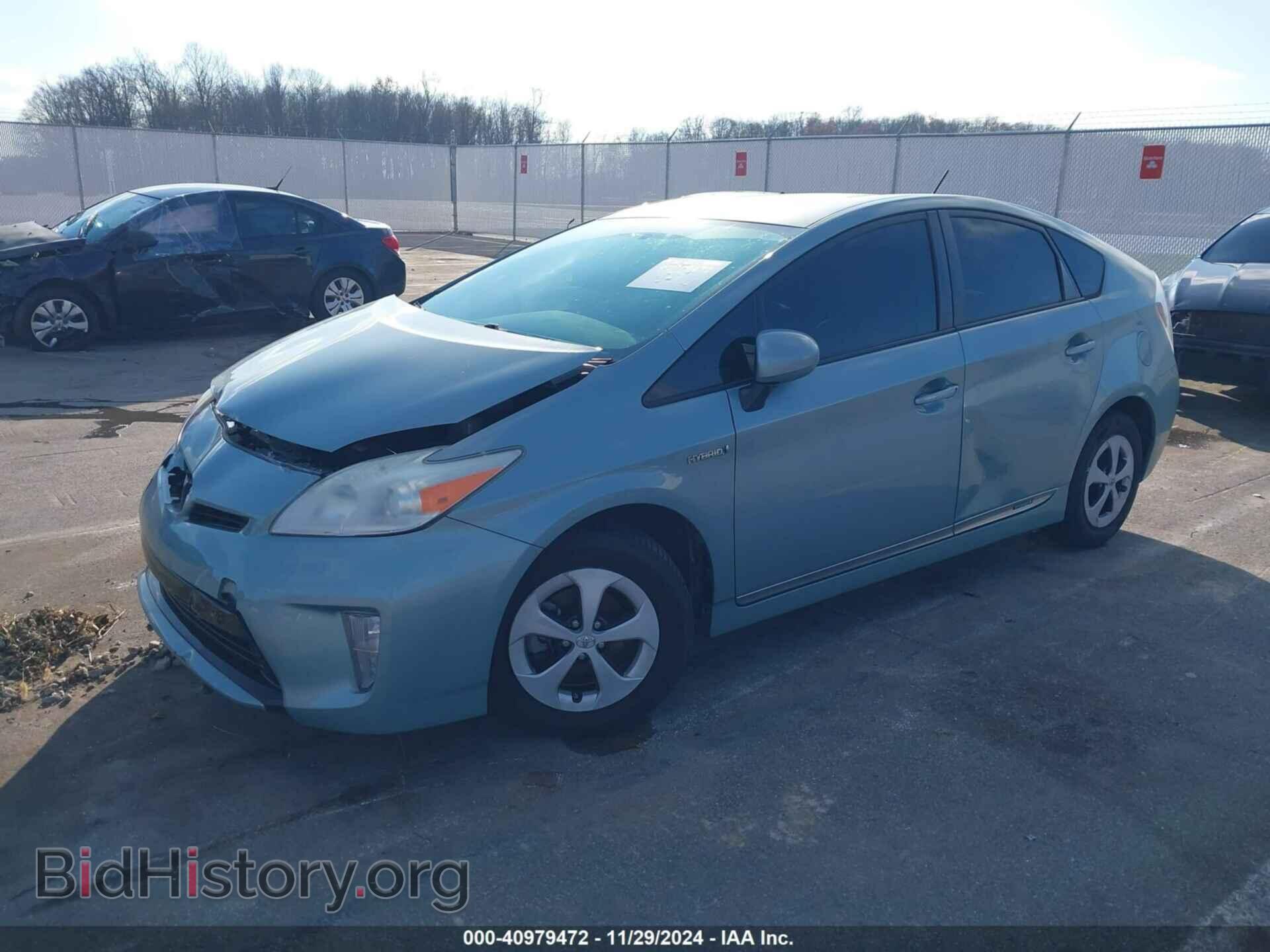 2013 TOYOTA PRIUS - VIN: JTDKN3DU7D1679547 - Фото 2