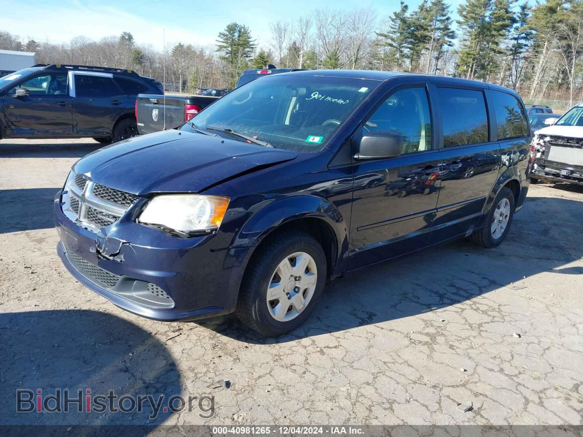 2012 DODGE GRAND CARAVAN - VIN: 2C4RDGBG8CR336486 - Фото 2