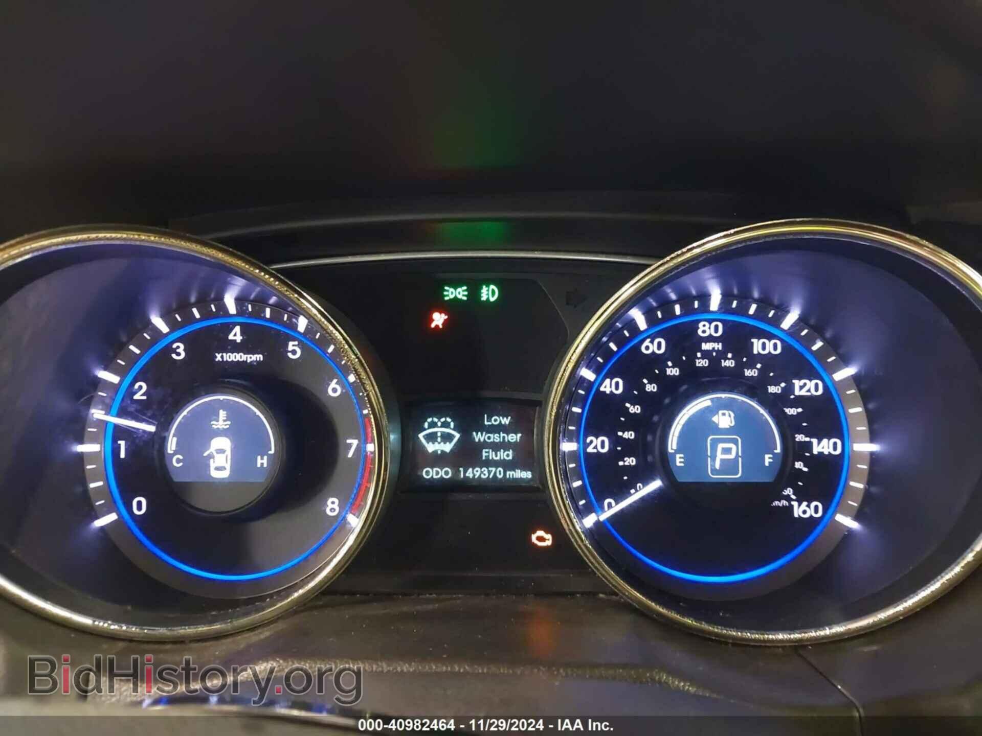 2012 HYUNDAI SONATA - VIN: 5NPEC4AB3CH456649 - Фото 7