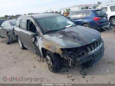 2014 Jeep COMPASS Sport, серый — VIN 1C4NJCBAXED843732, IAAI