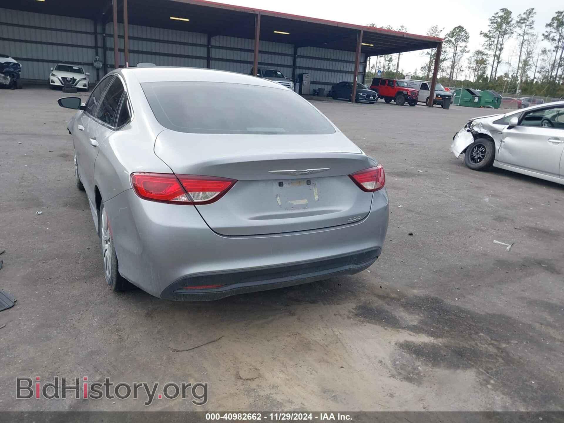 2015 CHRYSLER 200 - VIN: 1C3CCCFBXFN567783 - Фото 3