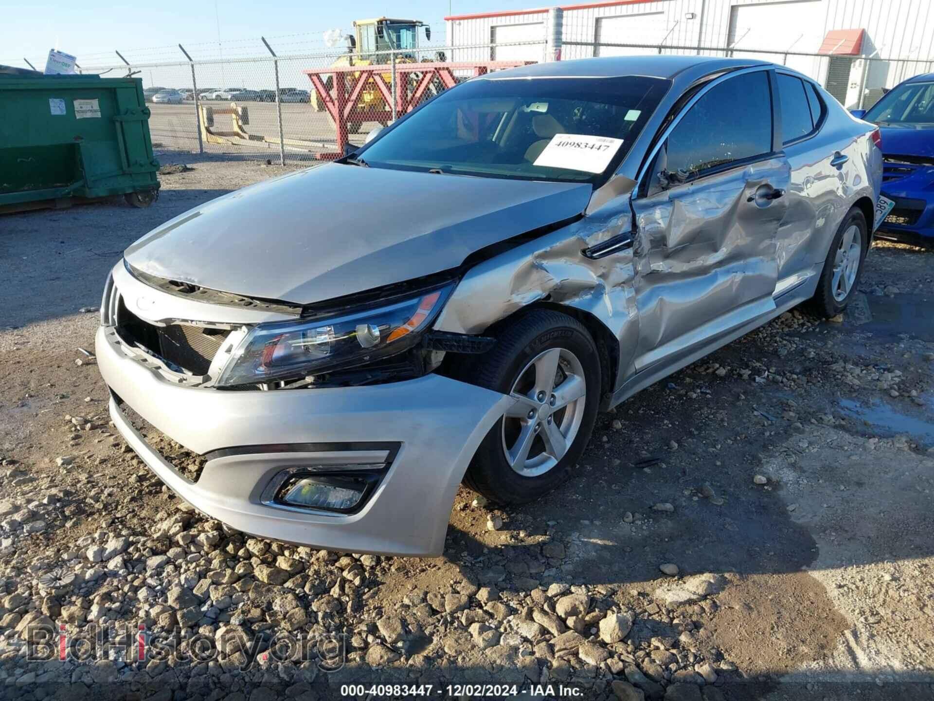 2015 KIA OPTIMA - VIN: 5XXGM4A76FG433089 - Фото 2