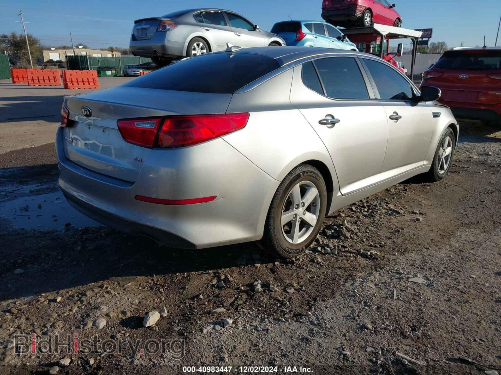 2015 KIA OPTIMA - VIN: 5XXGM4A76FG433089 - Фото 4