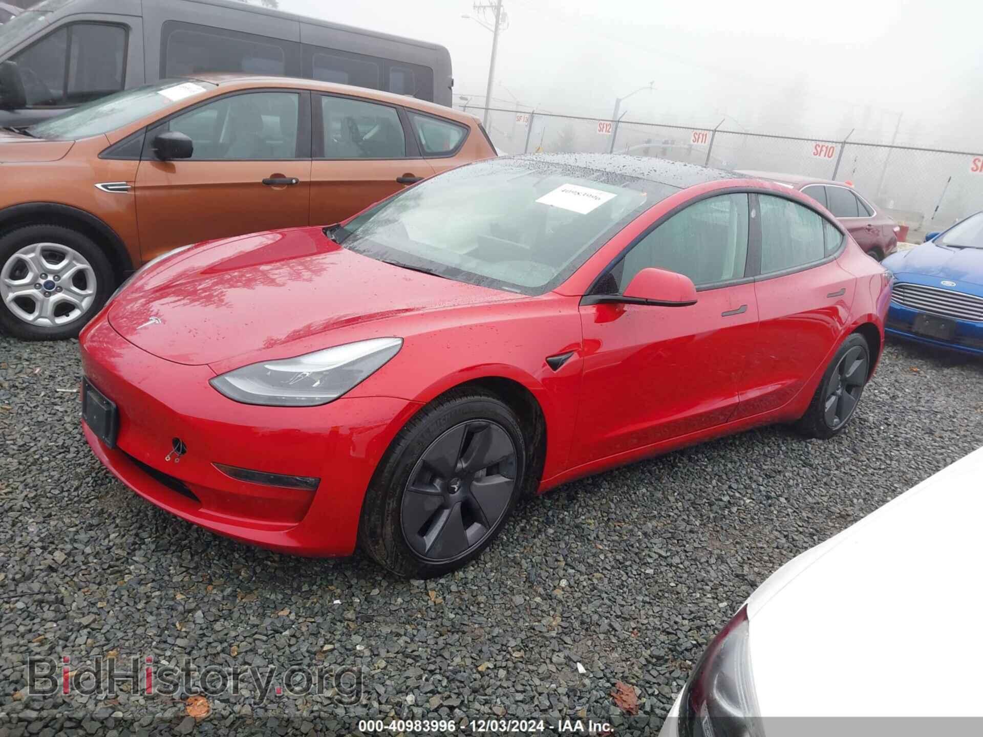 2022 TESLA MODEL 3 - VIN: 5YJ3E1EB4NF133285 - Фото 2