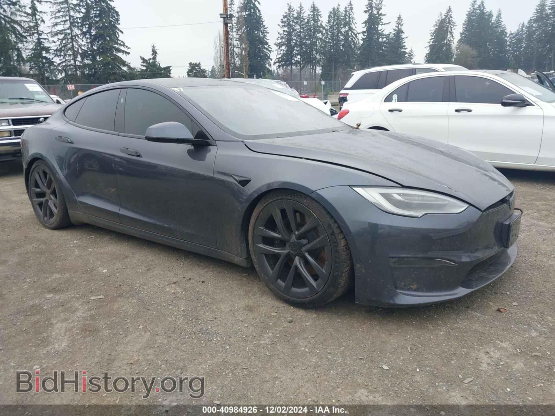 Photo 5YJSA1E69MF434837 - TESLA MODEL S 2021