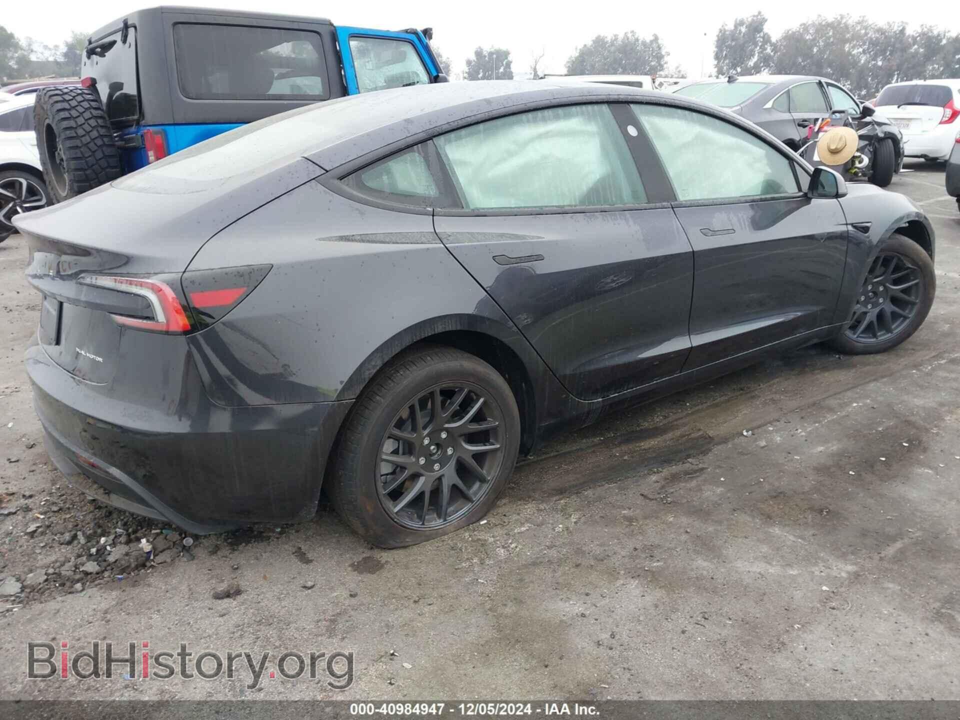 2024 TESLA MODEL 3 - VIN: 5YJ3E1EB0RF849154 - Фото 4