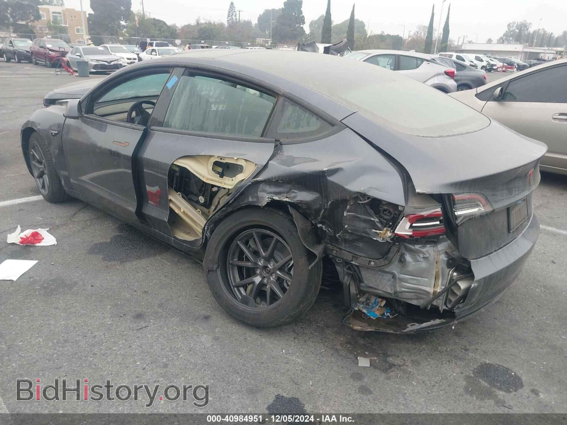 2022 TESLA MODEL 3 - VIN: 5YJ3E1EA4NF210499 - Фото 3