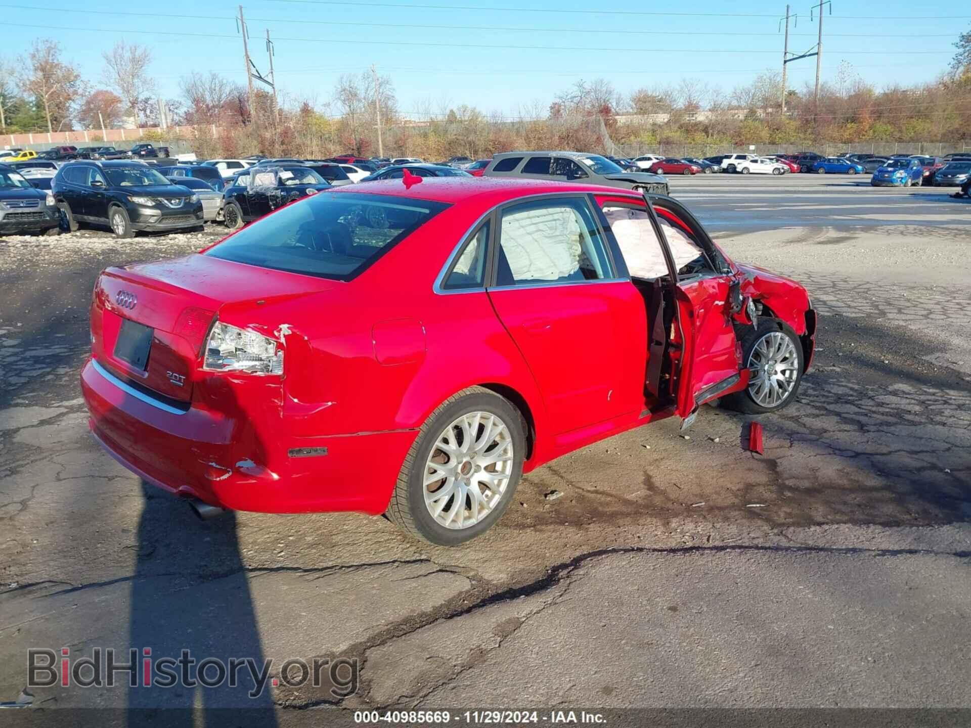 2008 AUDI A4 - VIN: WAUDF78E38A148462 - Фото 4