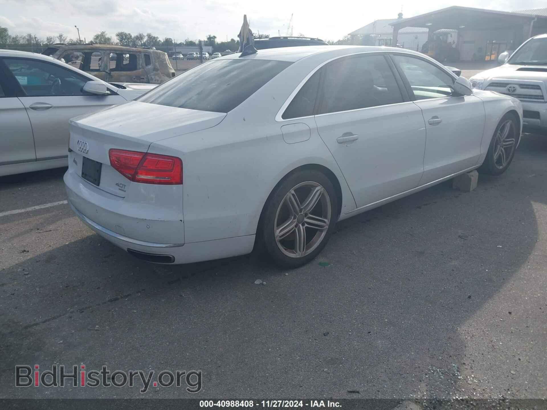 2013 AUDI A8 L - VIN: WAUR2AFD2DN008964 - Фото 4