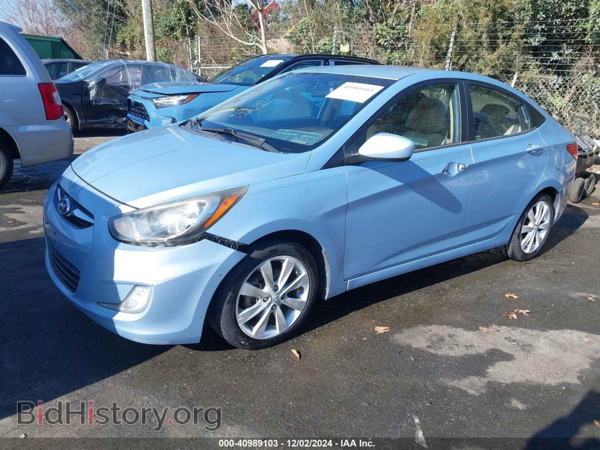2012 HYUNDAI ACCENT - VIN: KMHCU4AE8CU266586 - Фото 2