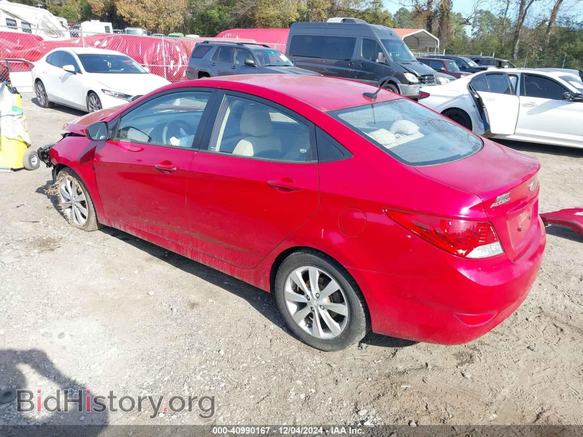 2013 HYUNDAI ACCENT - VIN: KMHCU4AE5DU354450 - Фото 3
