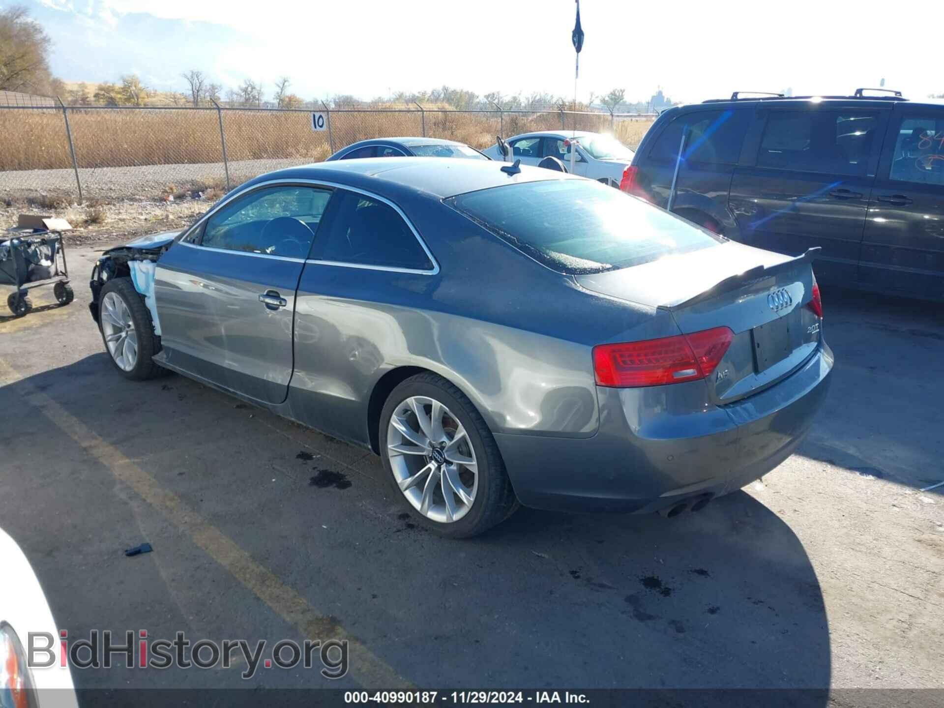 2013 AUDI A5 - VIN: WAULFAFR7DA053668 - Фото 3