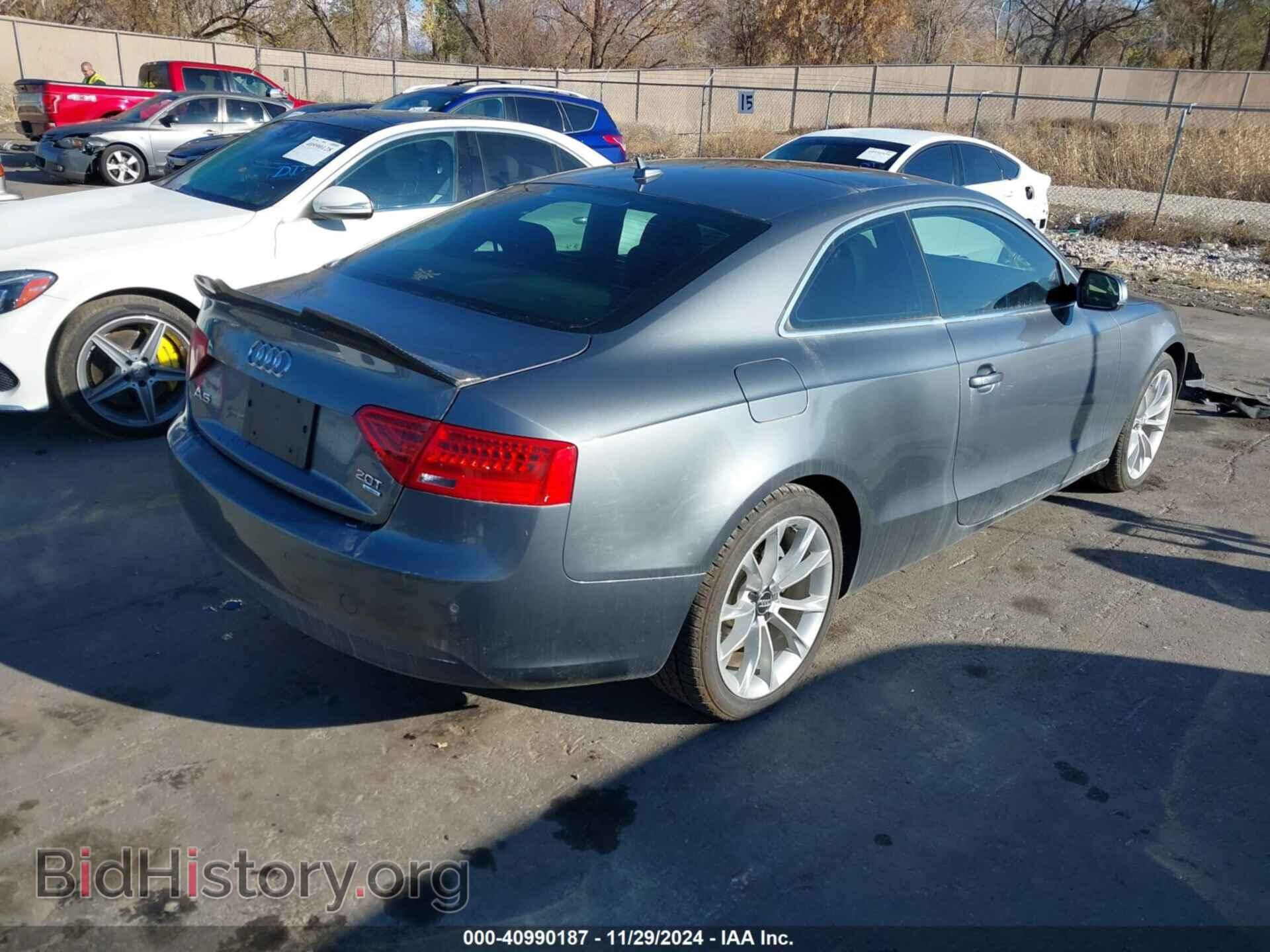 2013 AUDI A5 - VIN: WAULFAFR7DA053668 - Фото 4